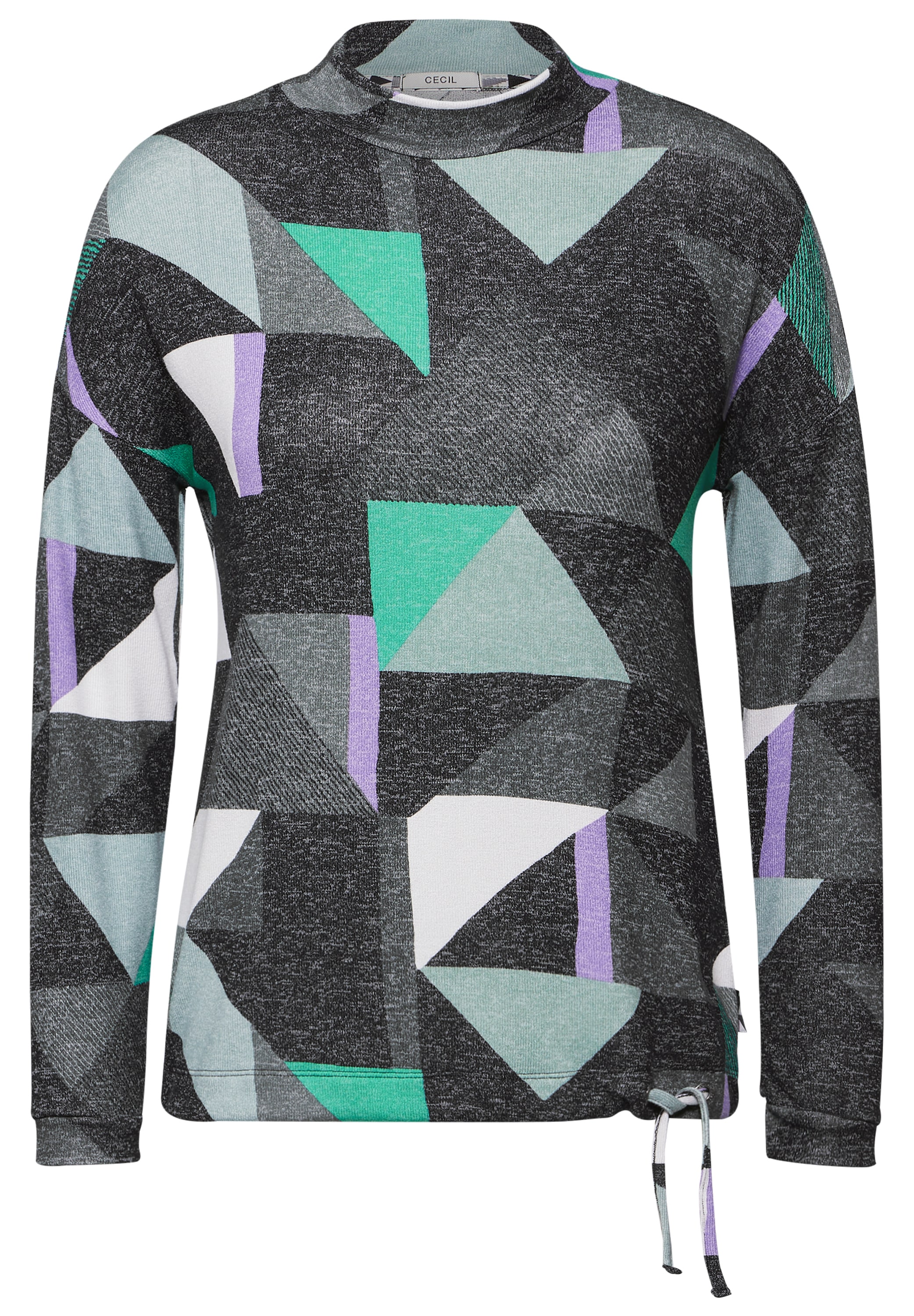 Cecil Langarmshirt, mit Tunnelzug am Saum