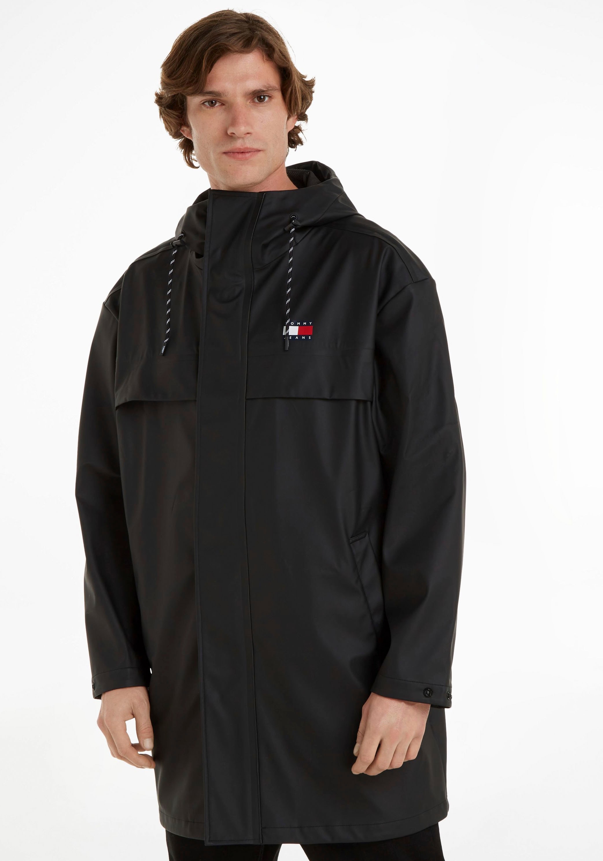 Tommy Jeans Regenjacke "TJM CHICAGO RAIN JACKET", mit Kapuze günstig online kaufen