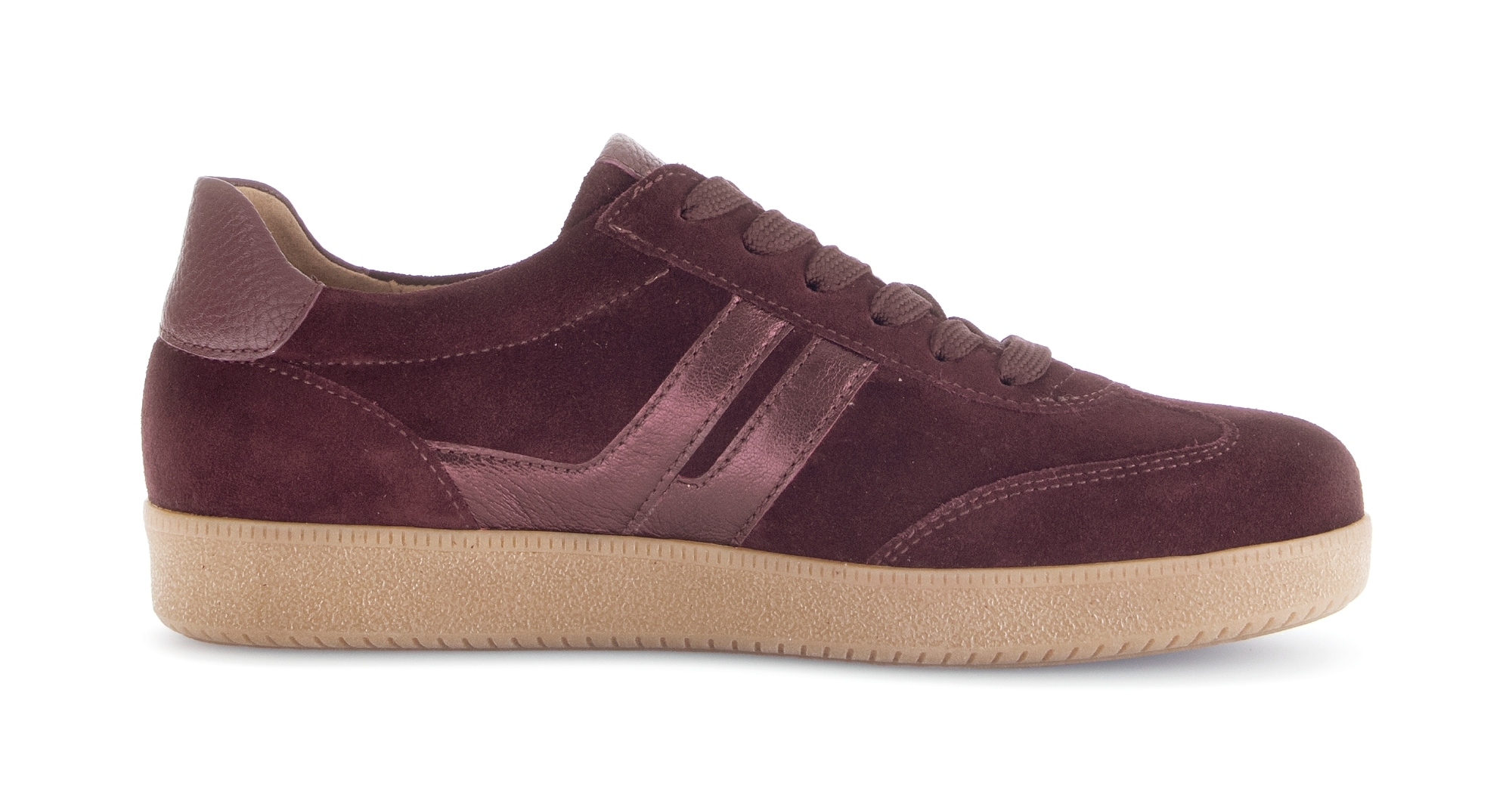 Gabor Plateausneaker, Freizeitschuh, Halbschuh, Schnürschuh mit gepolstertem Schaftrand