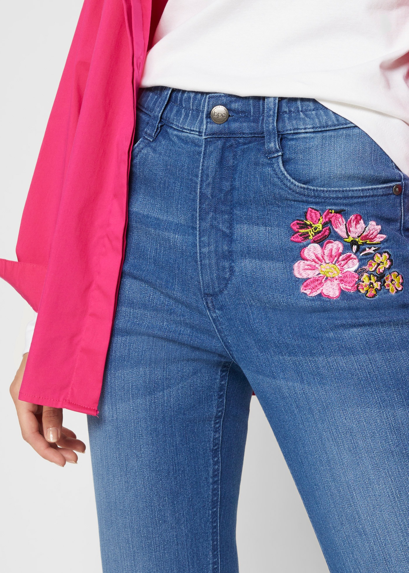 Thumbnail - bonprix Bootcut-Jeans Bootcut-Jeans High Waist, Bequembund