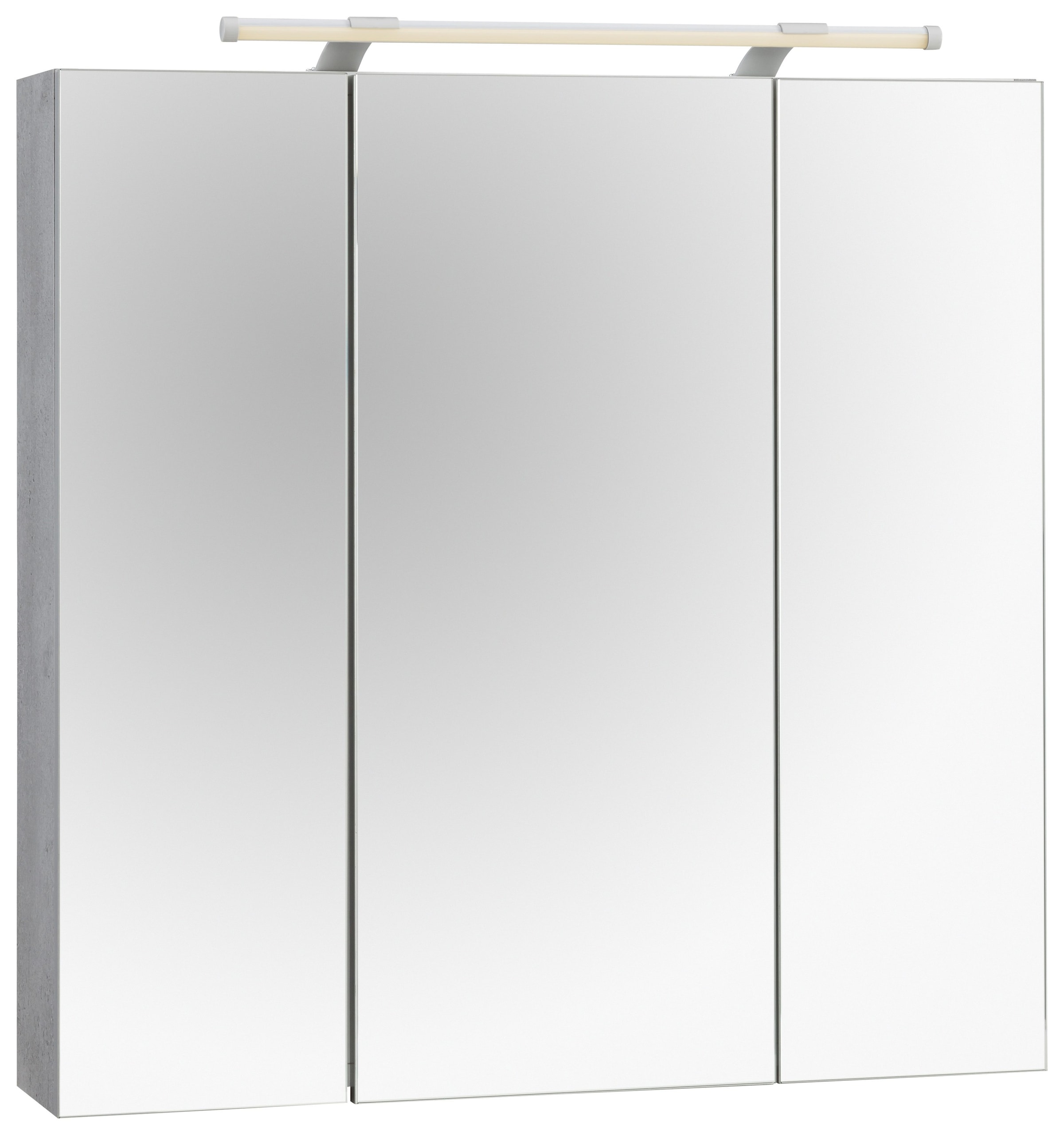 Breite BAUR Schalter-/Steckdosenbox Spiegelschrank bestellen 3-türig, LED-Beleuchtung, Schildmeyer 70 | cm, »Dorina«,