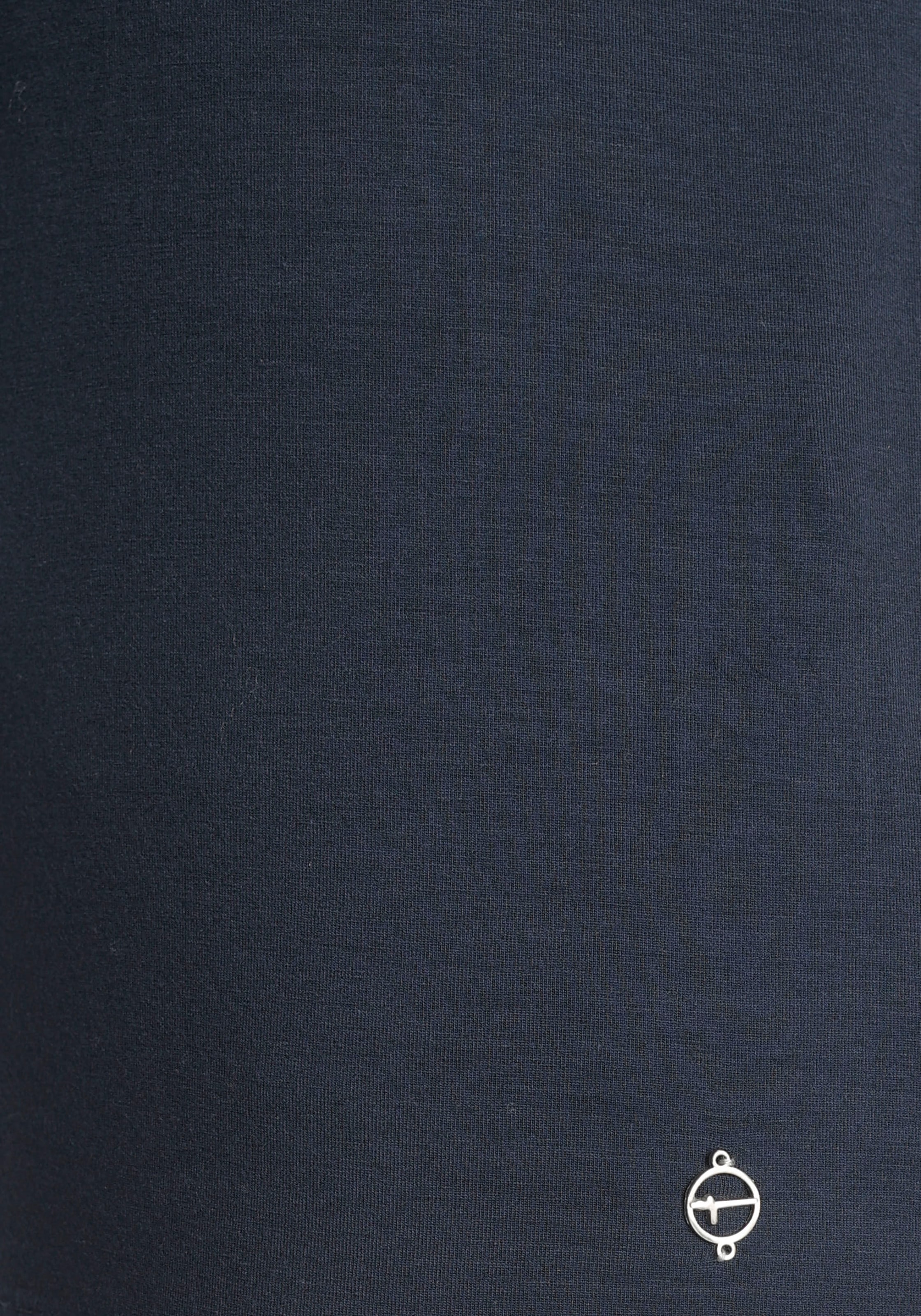 Tamaris T-Shirt, Kurzarm, Regular Fit, unifarben, mit Rundhalsausschnitt