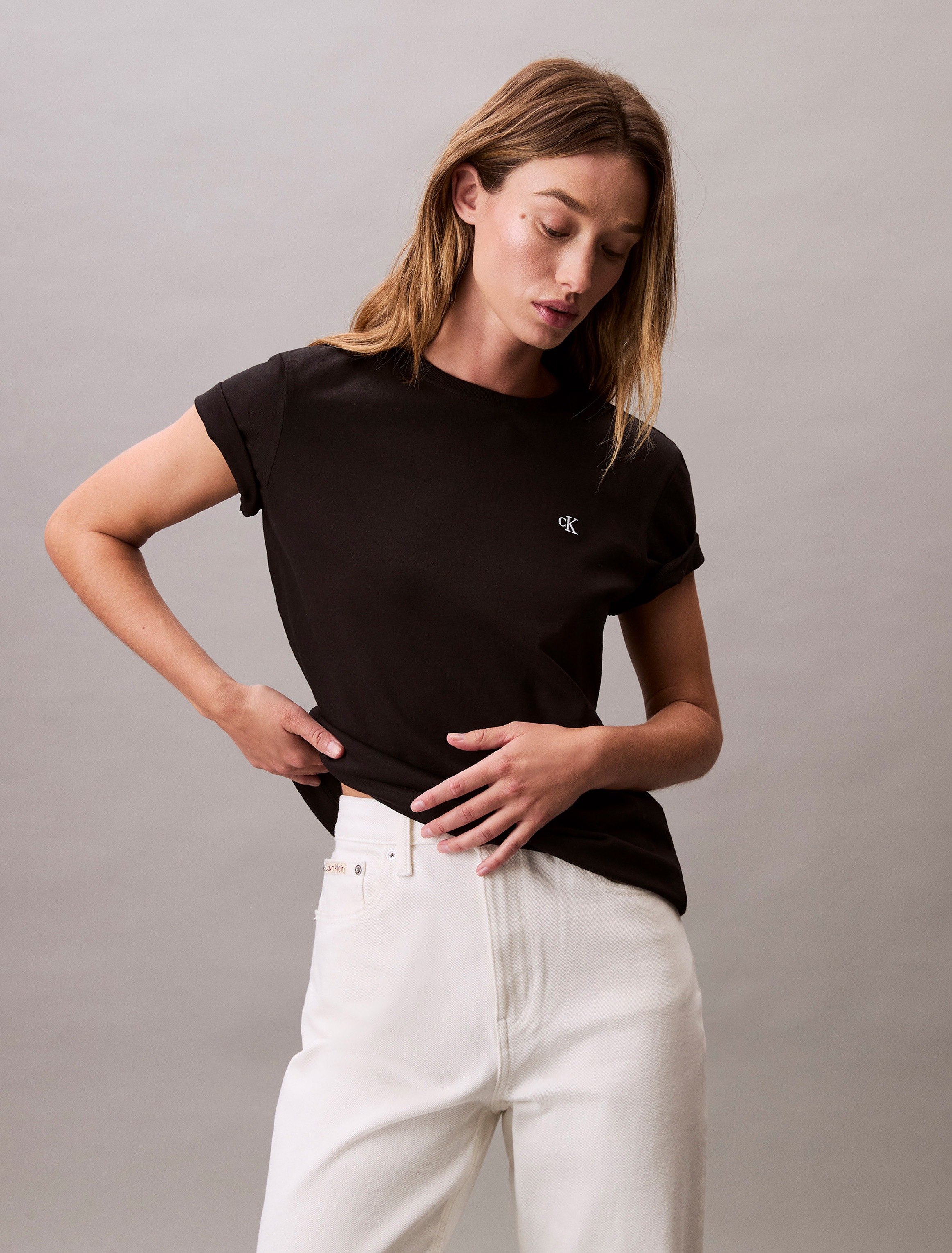 Calvin Klein Jeans T-Shirt "SS MONOGRAM CREW TEE" Mit Rundhalsausschnitt günstig online kaufen