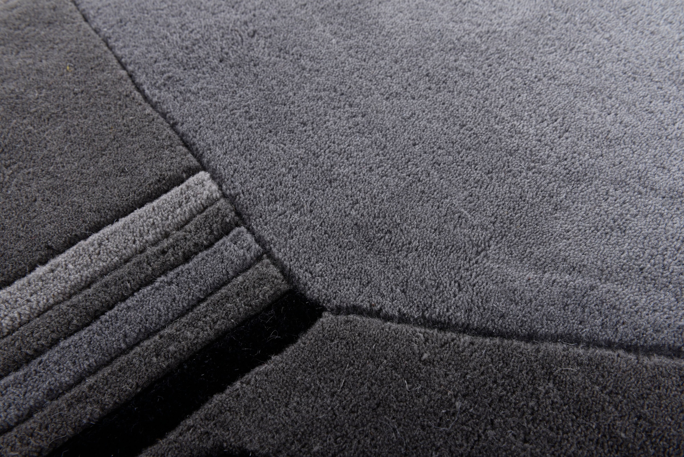 Thumbnail - THEKO Wollteppich "Ambadi" achteckig 14 mm Höhe reine Schurwolle, handgetuftet, mit Bordüre, modern