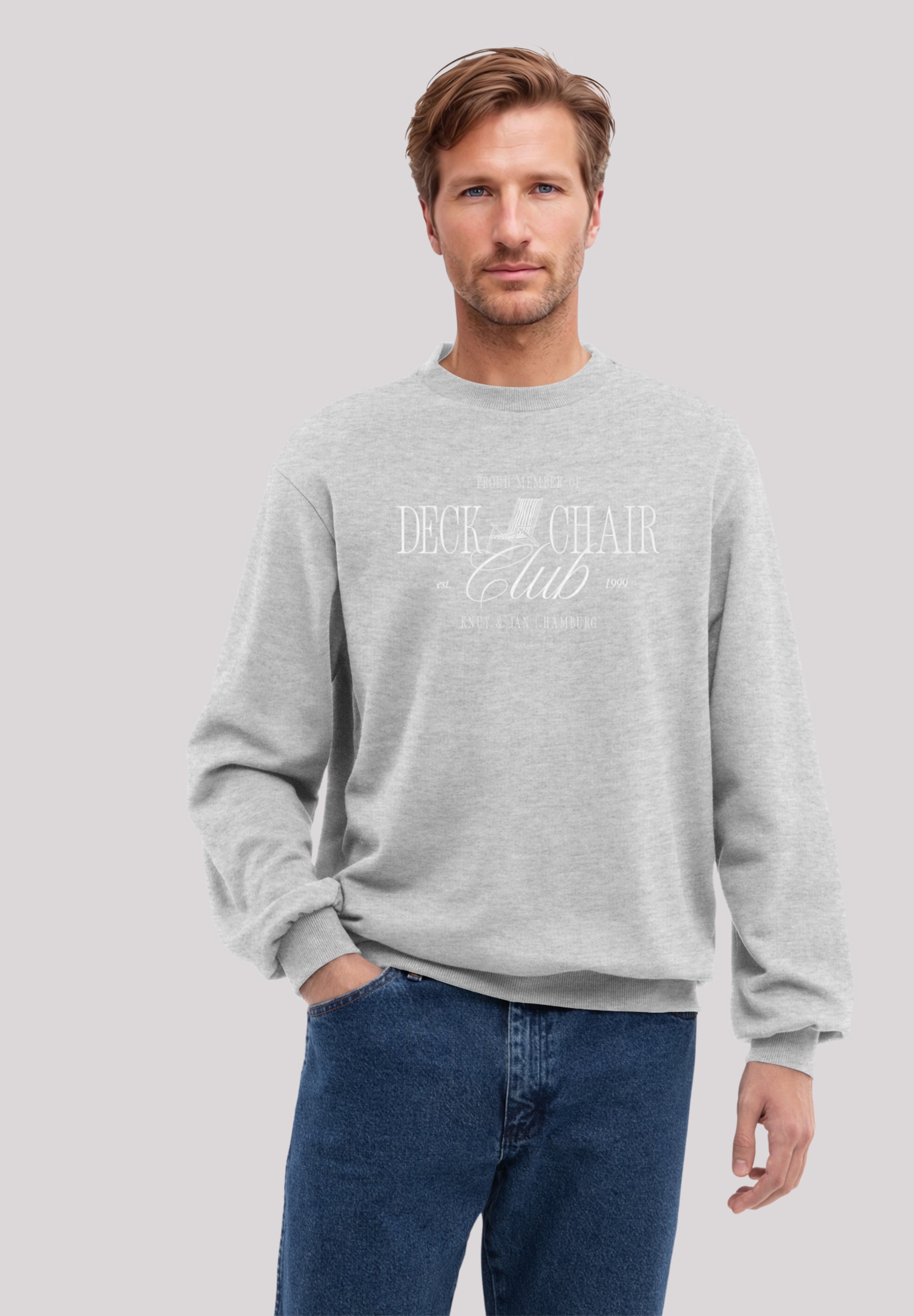 F4NT4STIC Sweatshirt "Deck Chair Club Knut und Jan", Osteee Kollektion, Url günstig online kaufen