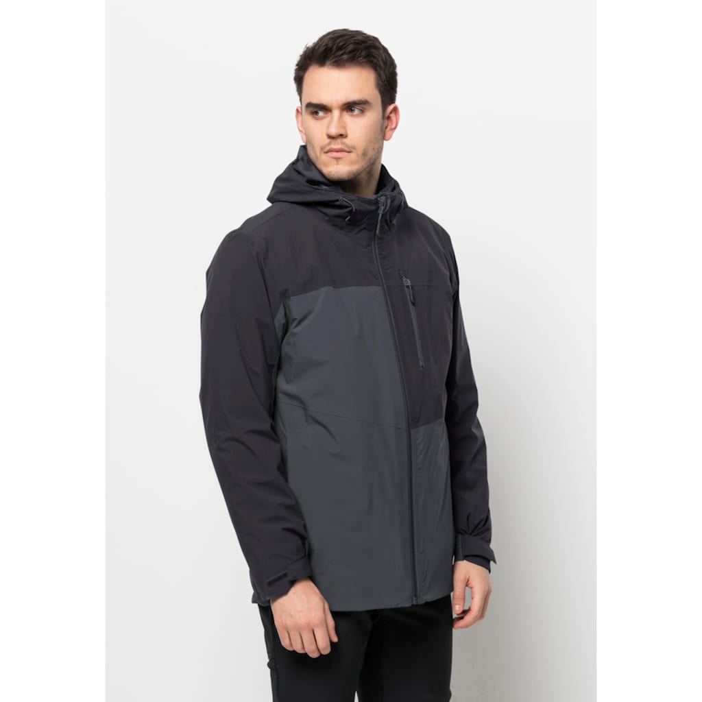 Jack Wolfskin 3-in-1-Funktionsjacke »FELDBERG 3IN1 JKT M«, (2 teilig), mit Kapuze