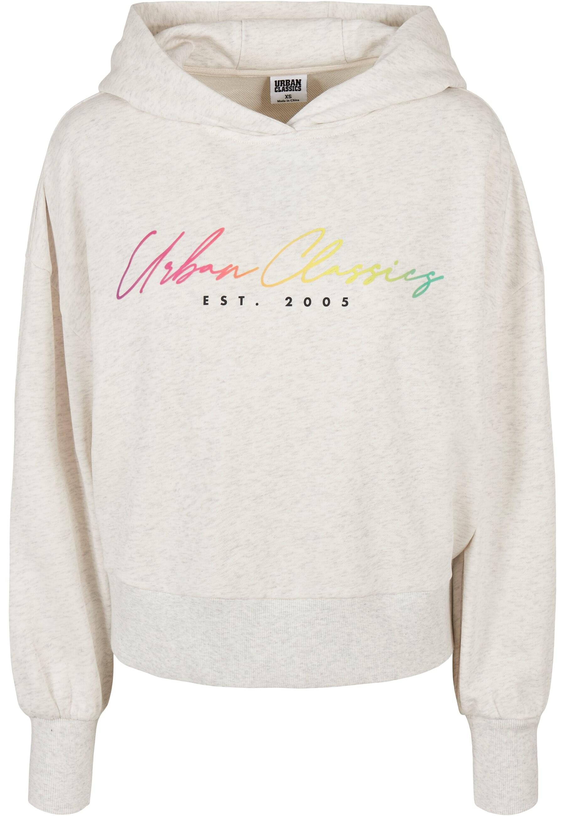 URBAN CLASSICS Kapuzenpullover "Urban Classics Damen Ladies Oversized Rainb günstig online kaufen