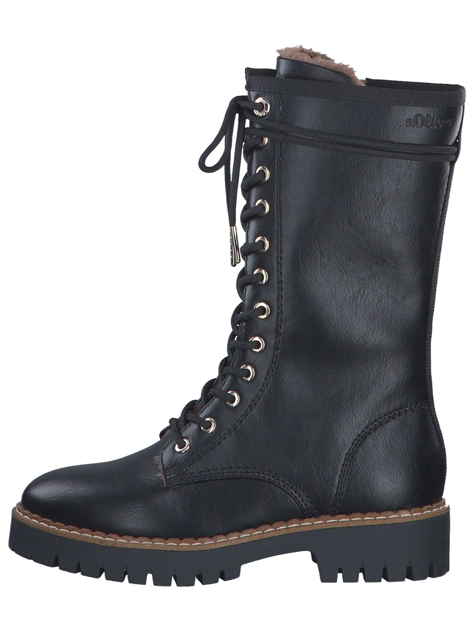s.Oliver Schnürstiefel »s.Oliver Stiefel Lederimitat«