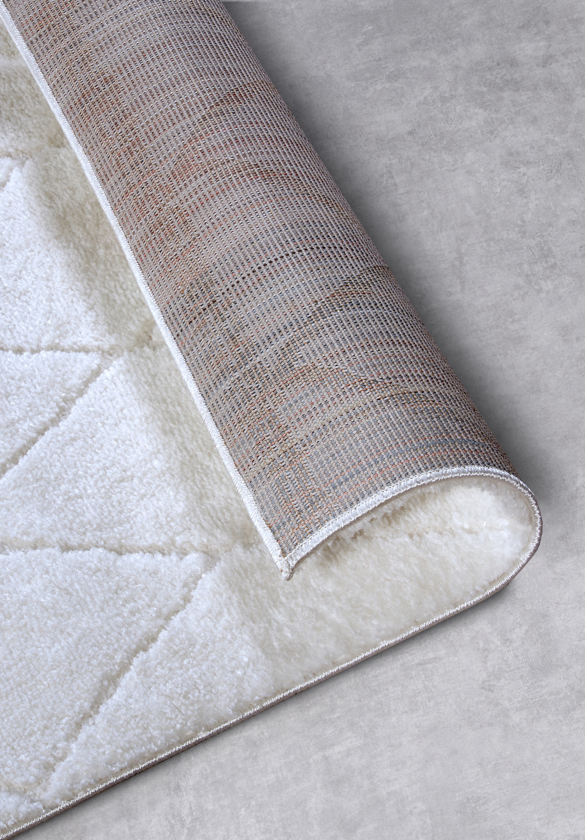 ELLE DECORATION Designteppich »Perrotin«, rechteckig, 18 mm Höhe, Läufer, Shaggy, flauschig, weich, Langflor, modern, Hoch Tief Effekt