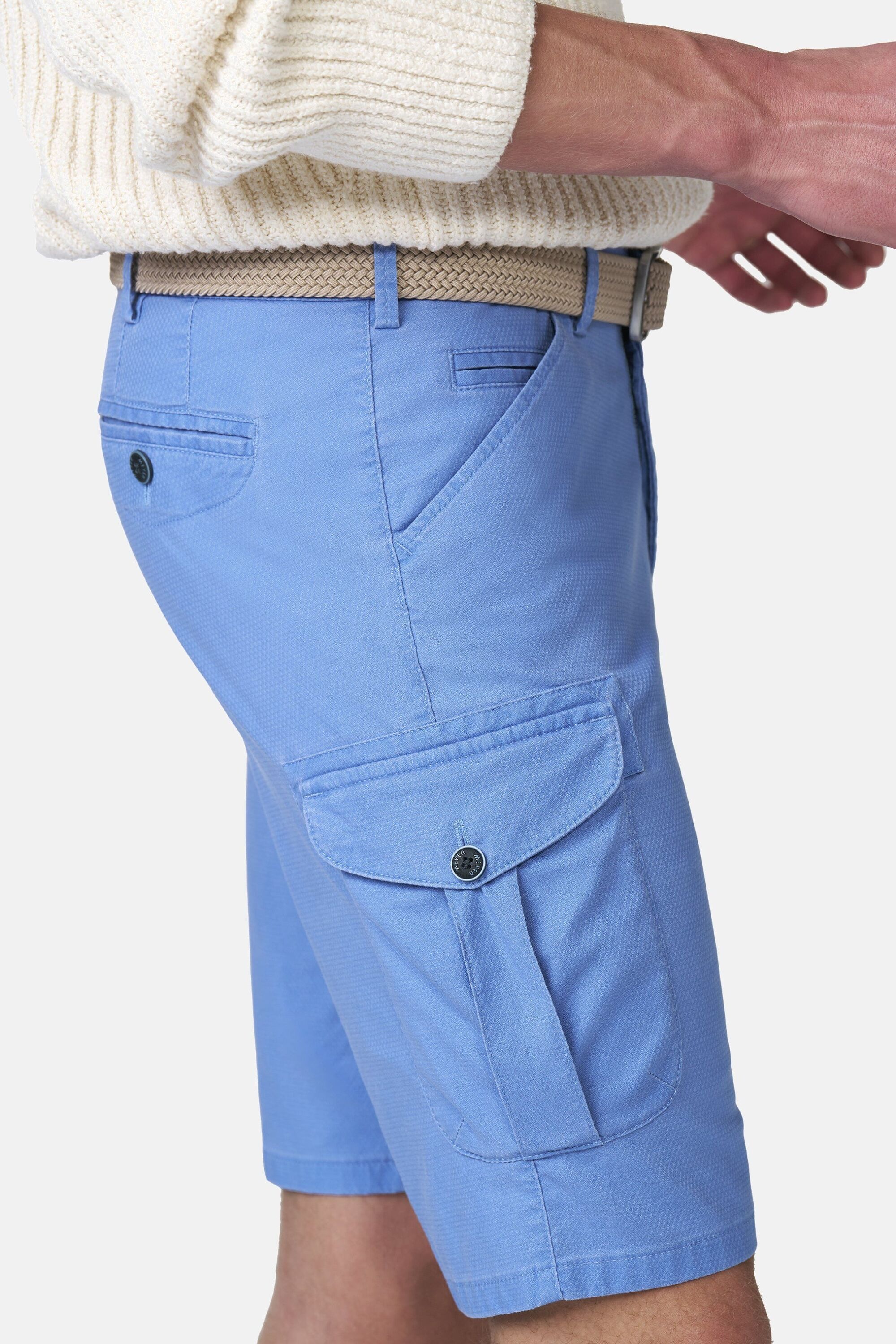 Meyer B-Orlando 1-3040 Short Cargo Homme Bleu Royal Taille 54 3