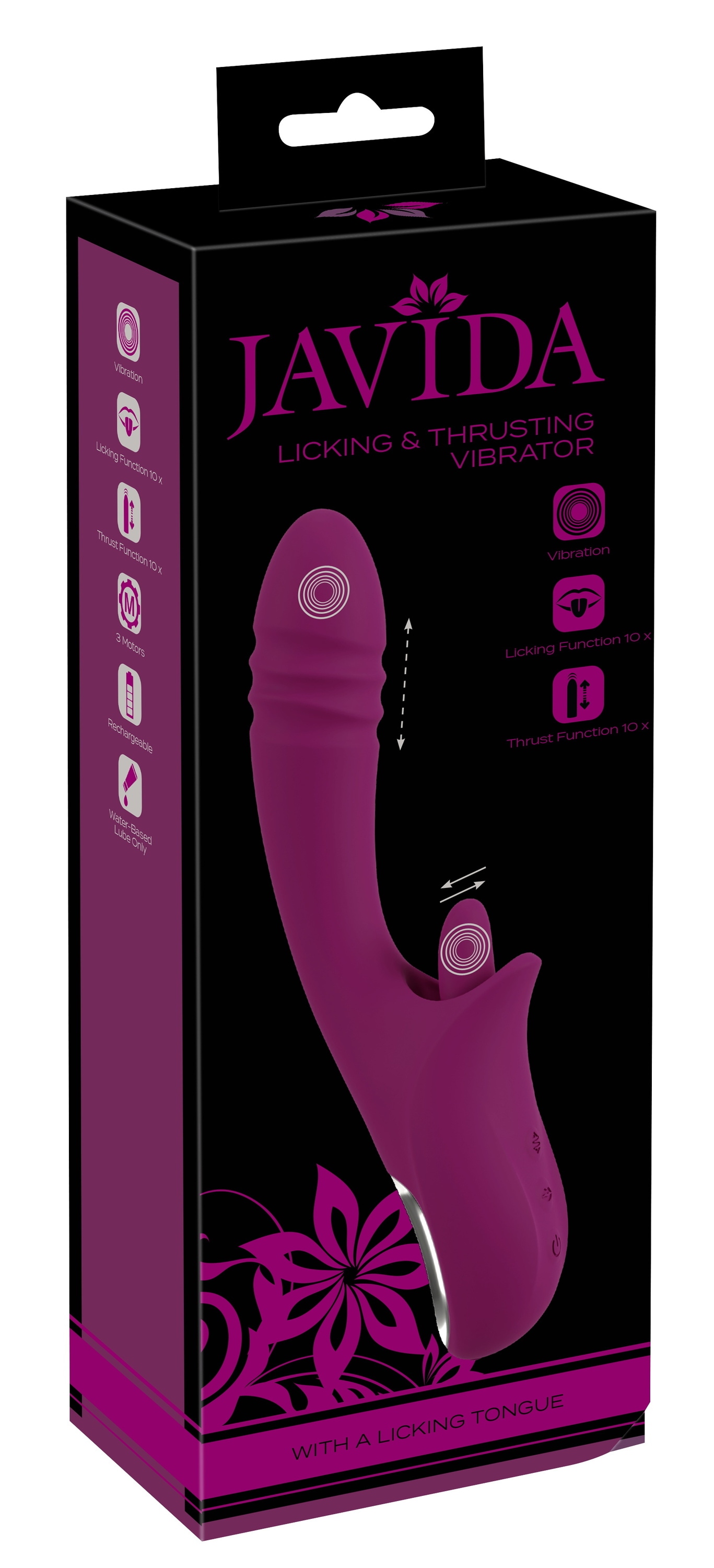 Javida Vibrator »Stoßvibrator Licking & Thrusting Vibrator«