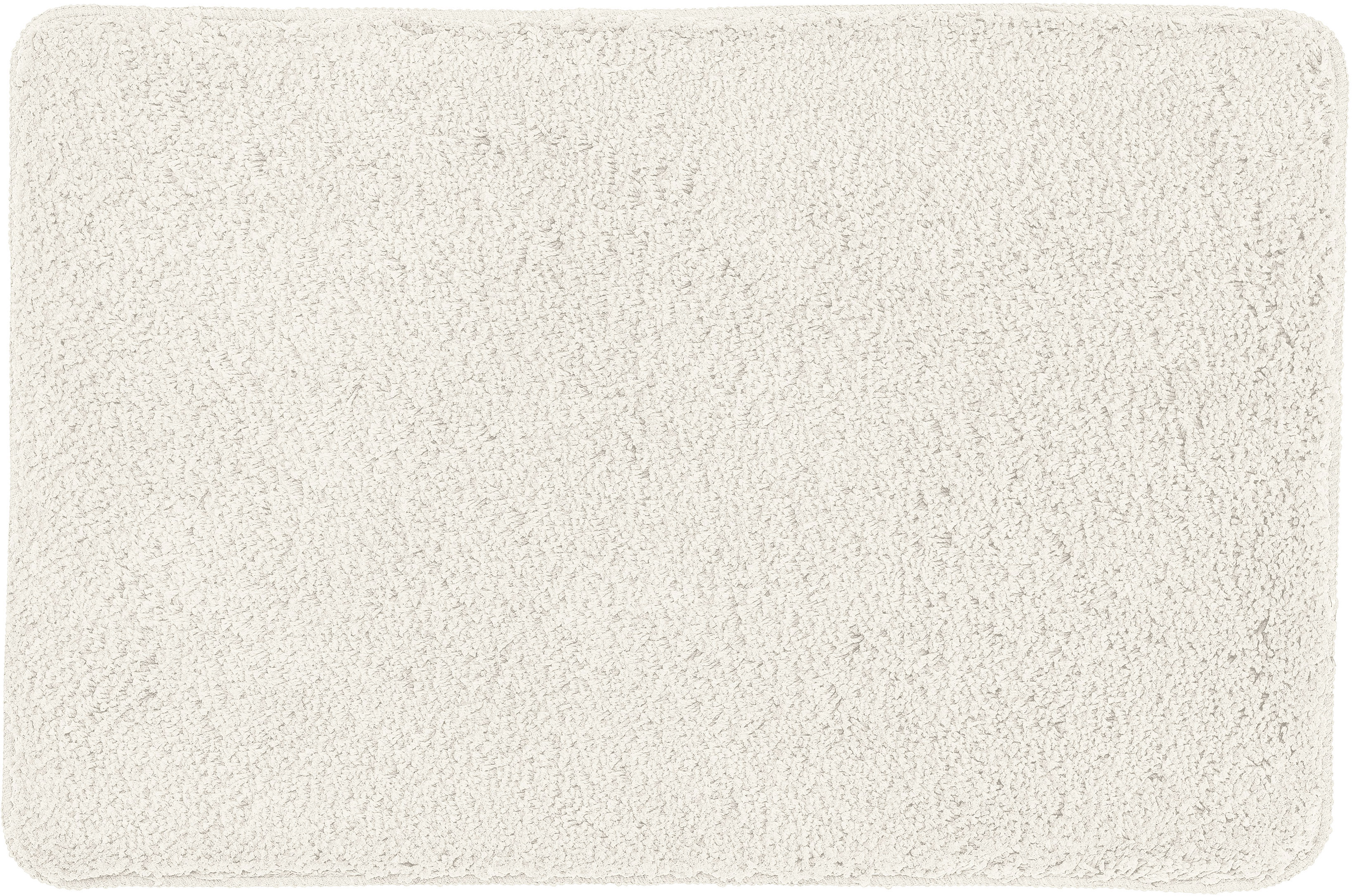 Badematte KLEINE WOLKE, H:12mmweiß, Polyester, Badematten, "»Scott«", Badteppich, Uni Farben, weich & kuschelig
