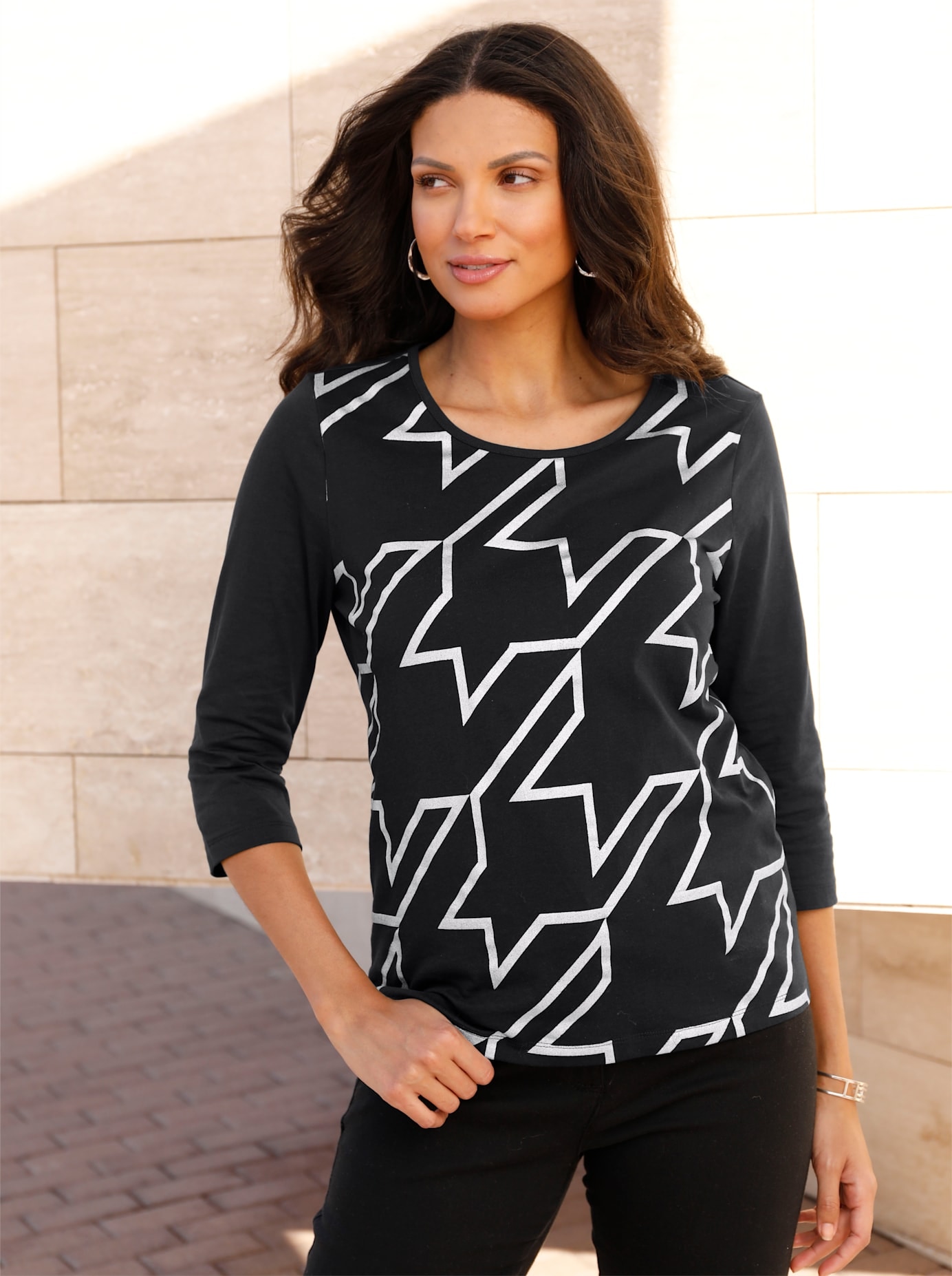 Classic Basics Rundhalsshirt "Rundhals-Shirt", (1 tlg.) günstig online kaufen