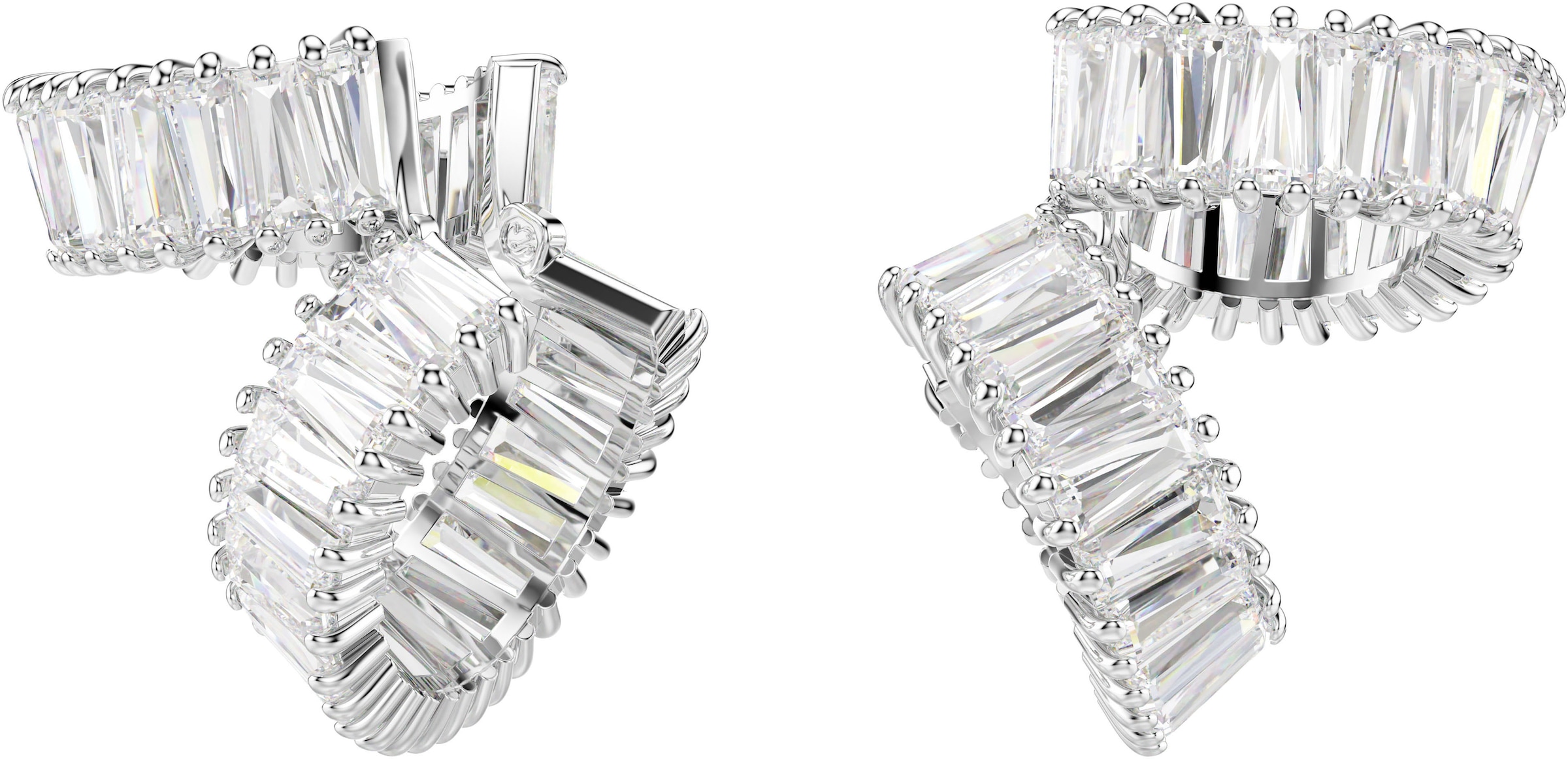 Swarovski Paar Ohrklemmen »Schmuck Geschenk Ariana Grande Ohrspangen, 5720872«, mit Swarovski® Kristall