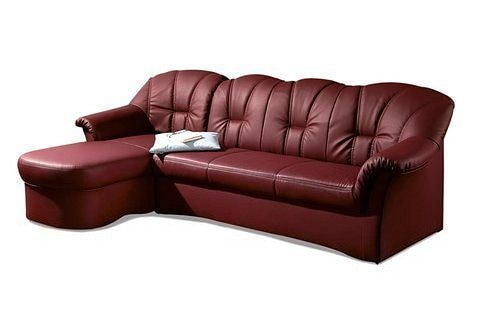 DOMO collection Ecksofa Papenburg L-Form, in großer Farbvielfalt, wahlweise mit Bettfunktion