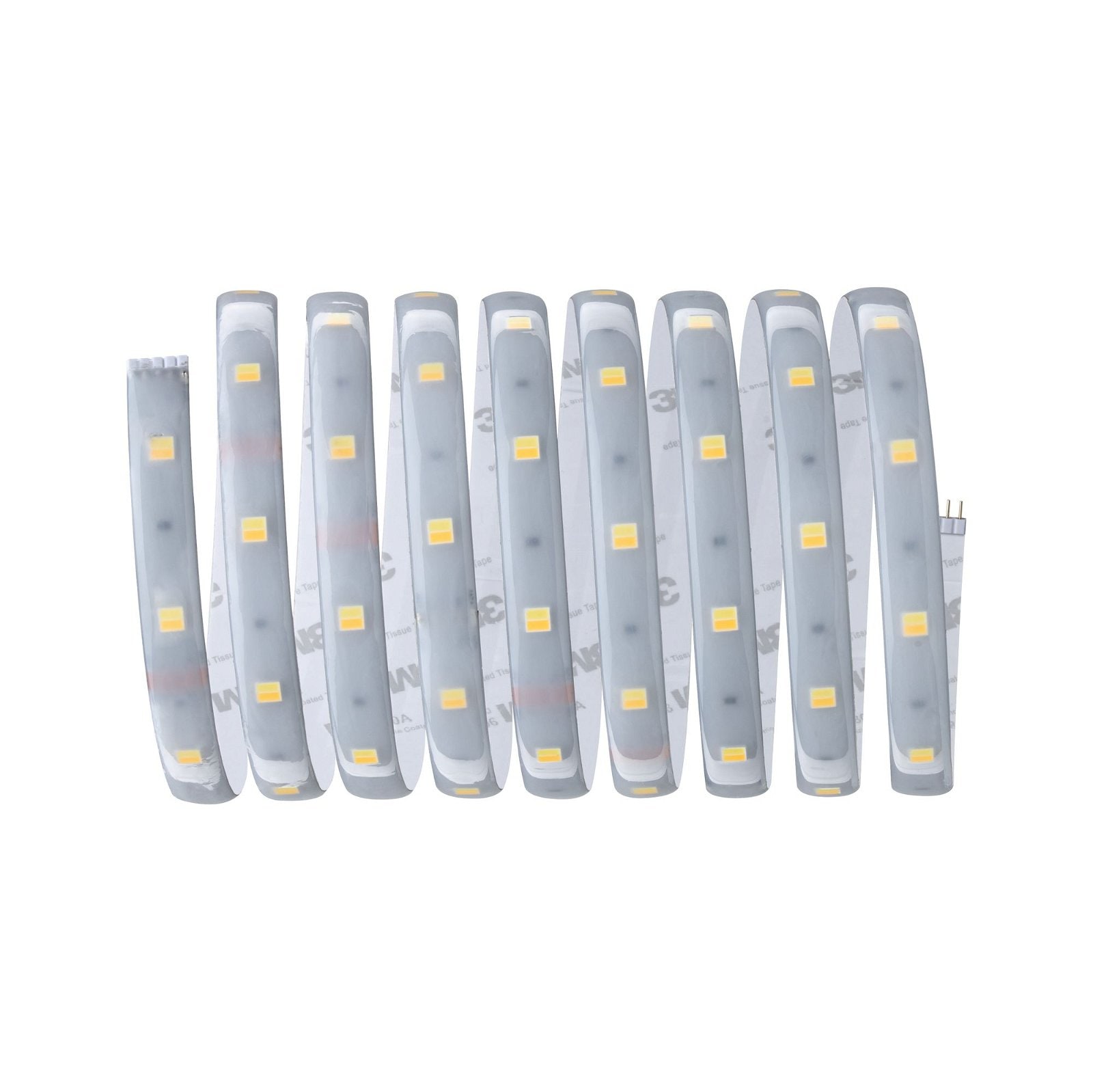 PAULMANN LED-Streifen "MaxLED 250 Stripe 2,5m 9W 24V Silber Kunststoff", Flammen 1 Stk., silber, Küche, Lichterketten, IP44 Cover 2700-6500K