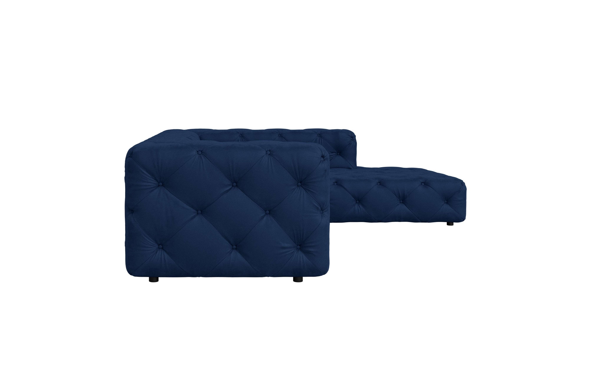 Places of Style Ecksofa »FOLLINA«, L-Form, mit klassischer Chesterfield-Knopfheftung