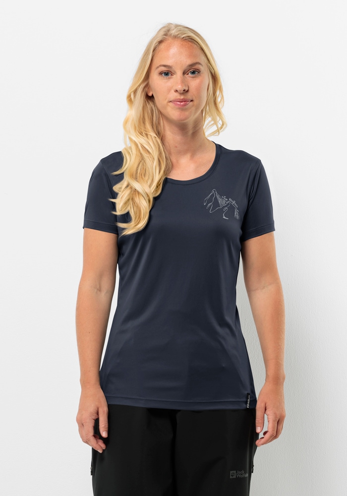 Jack Wolfskin T-Shirt "PEAK GRAPHIC T W" günstig online kaufen