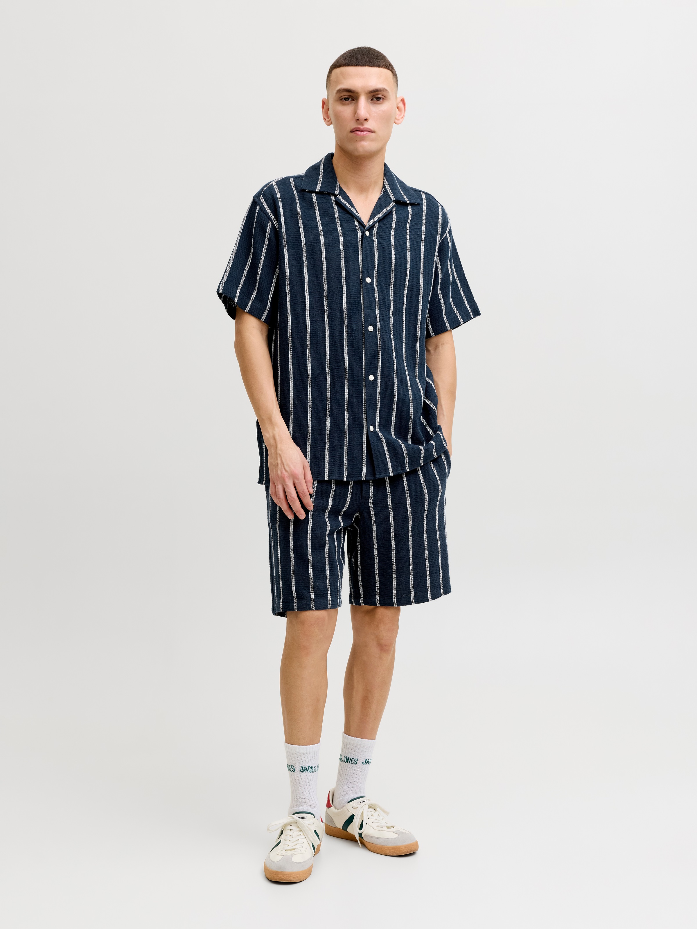 Jack & Jones Short St Jaiden Coba Striped Jogger Regular Sky Captain / Detail Stripes M Homme 3