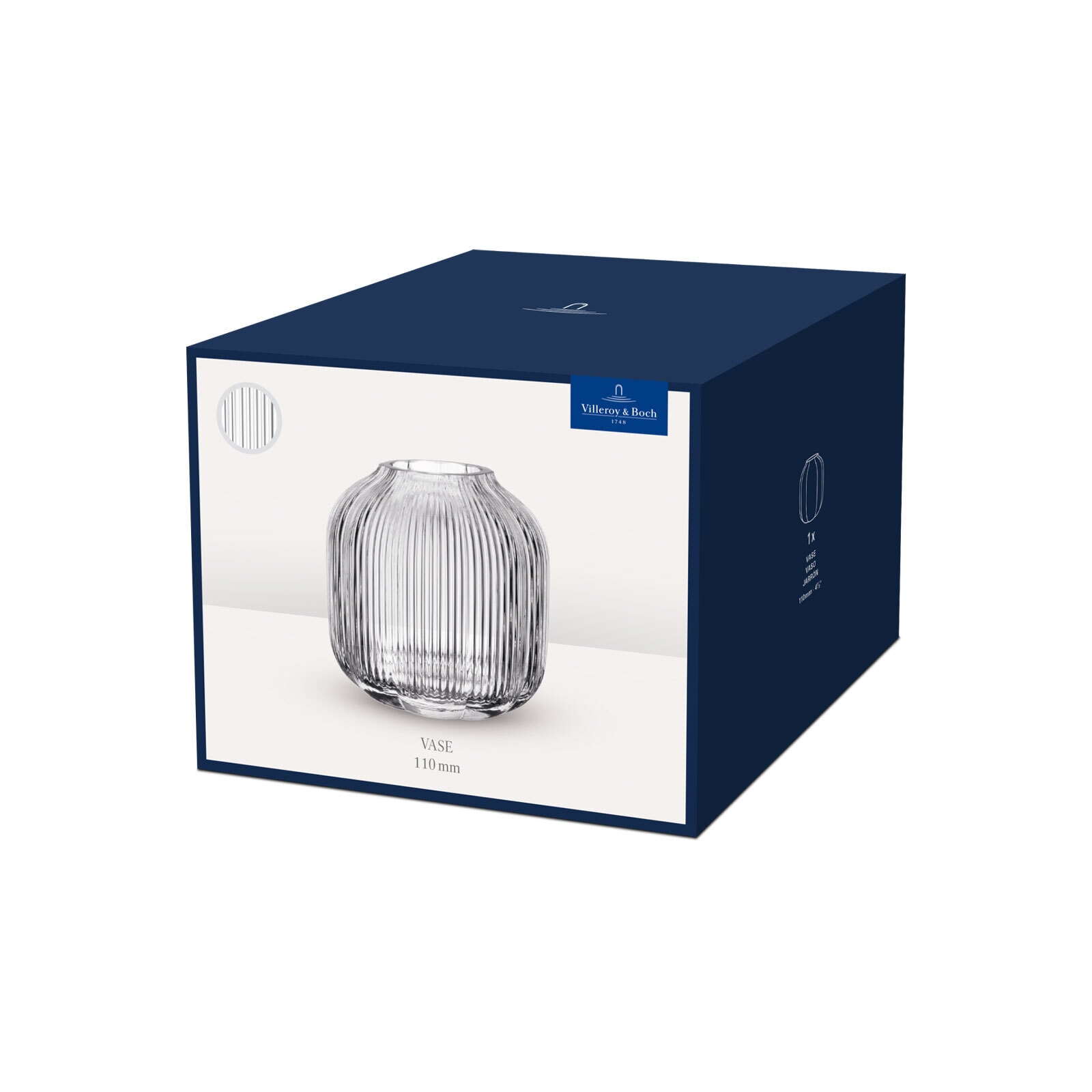 Villeroy & Boch Dekovase »Vase Fleur 11 cm transparent«