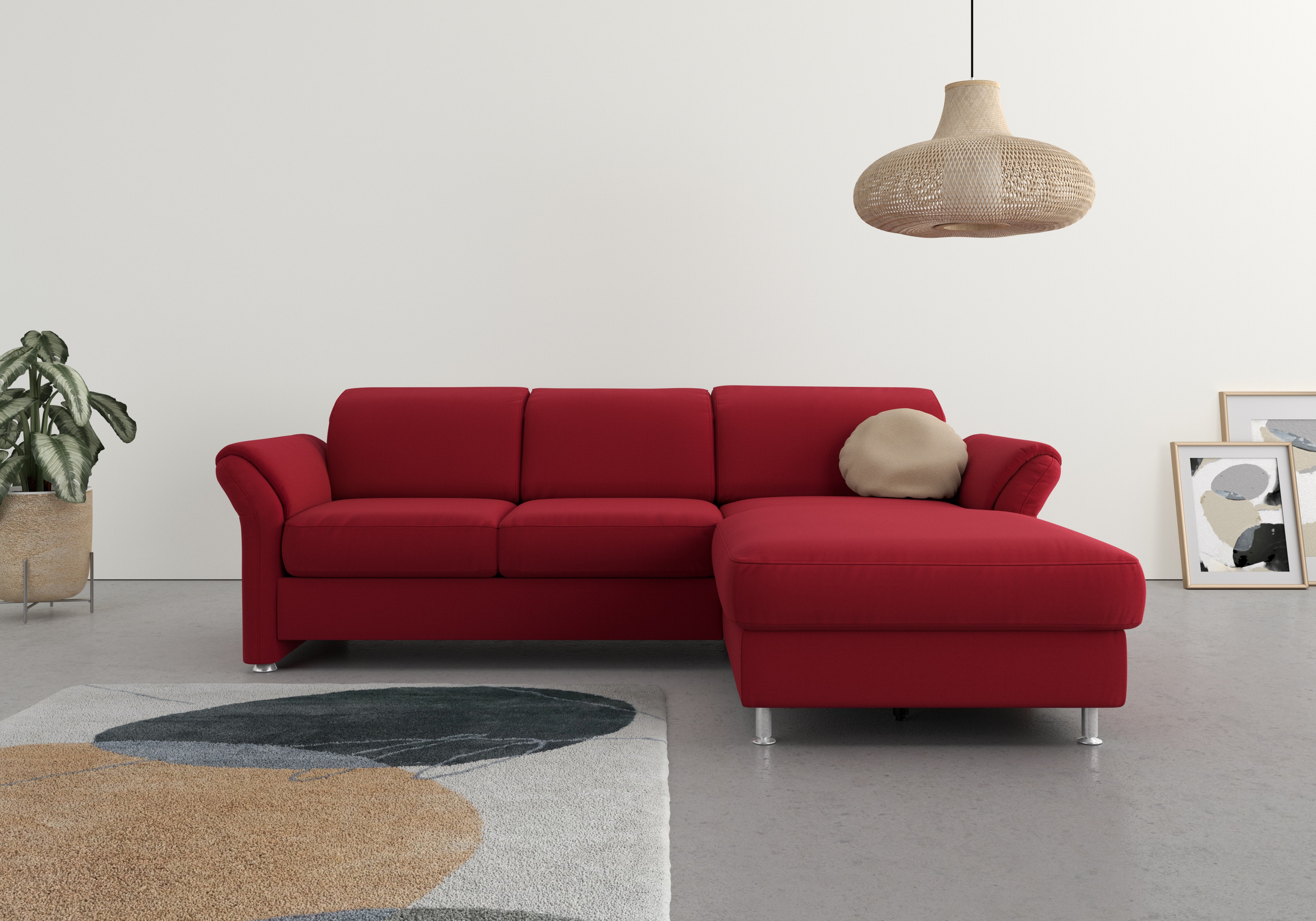 Thumbnail - sit&more Ecksofa "Apulia L-Form", wahlweise Bettfunktion, Bettkasten und Kopf- und Armteilverstellung