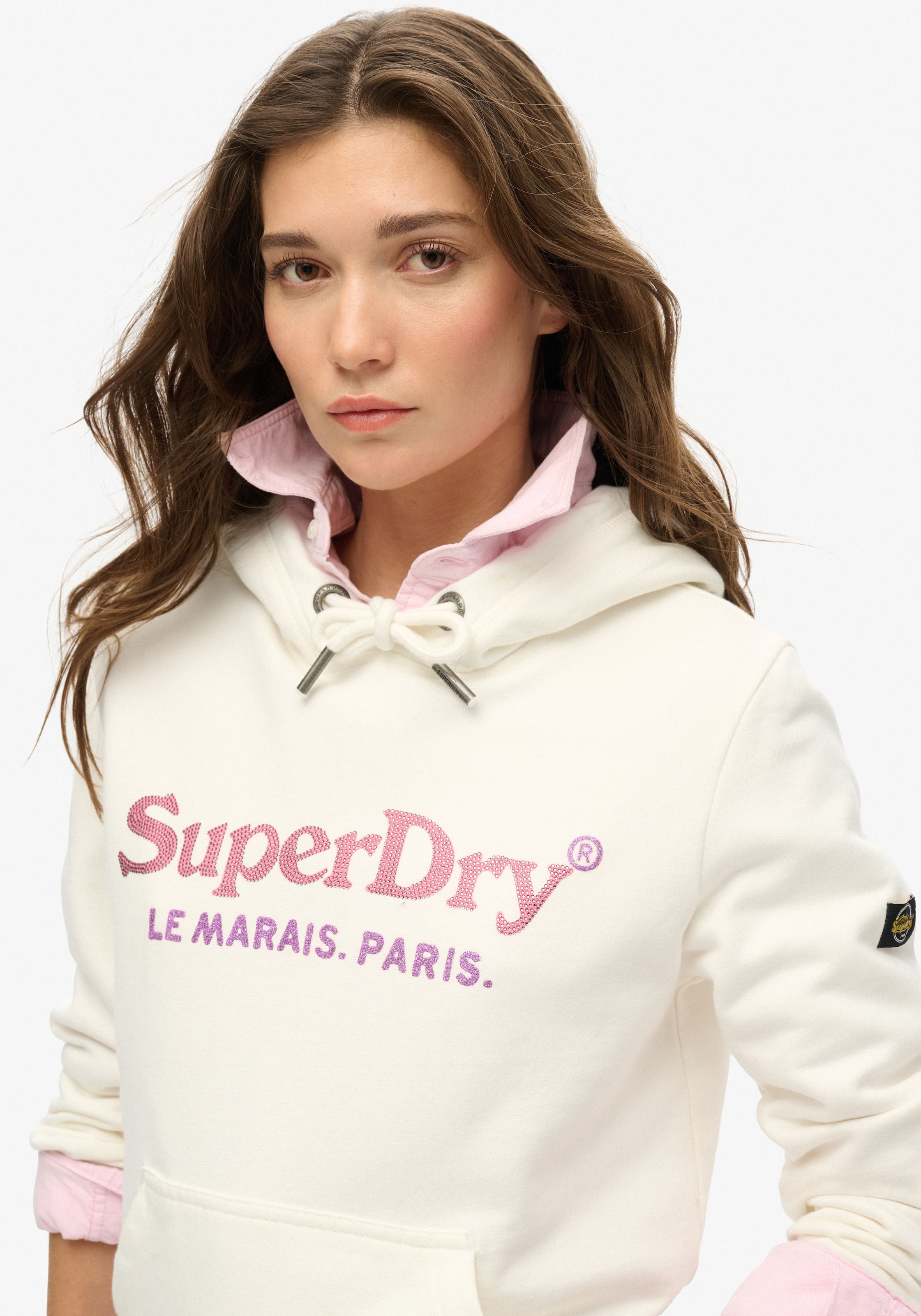 Superdry Kapuzensweatshirt »METALLIC VENUE HOODIE«