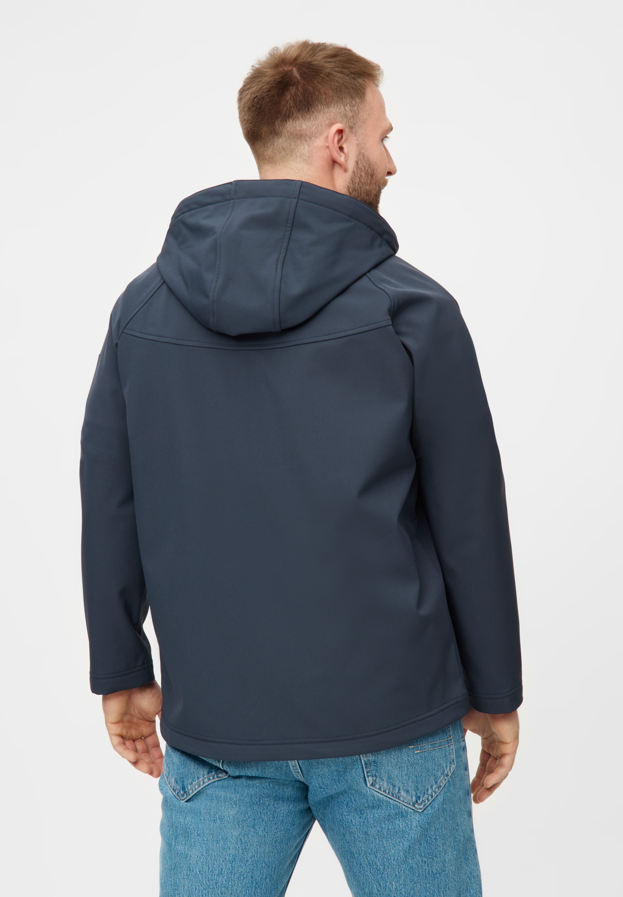 Derbe Softshelljacke »Isleby«, mit Kapuze, Wasserabweisend, winddicht, atmungsaktiv, wärmendes Fleece innen