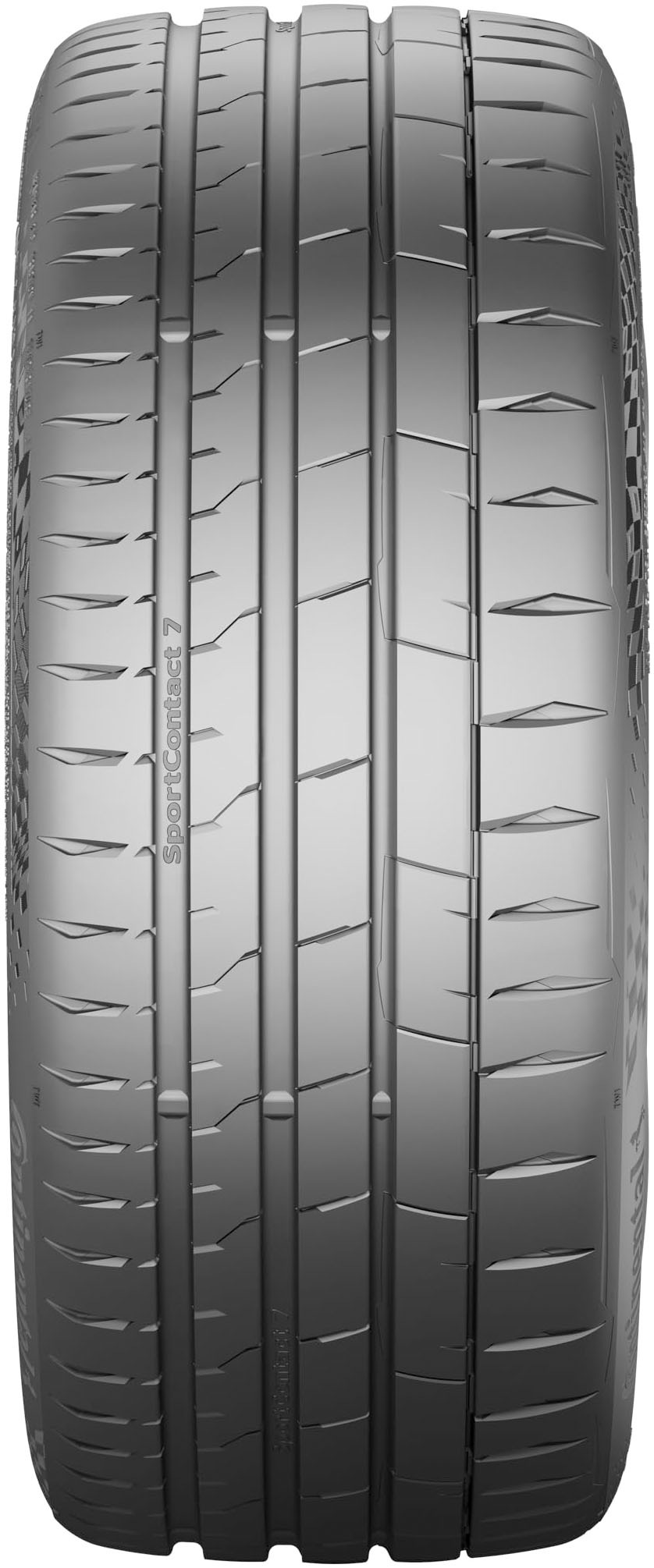 CONTINENTAL Sommerreifen "CONTINENTAL", 255mm / 30 % R 19 91Y XL, schwarz, Autoreifen