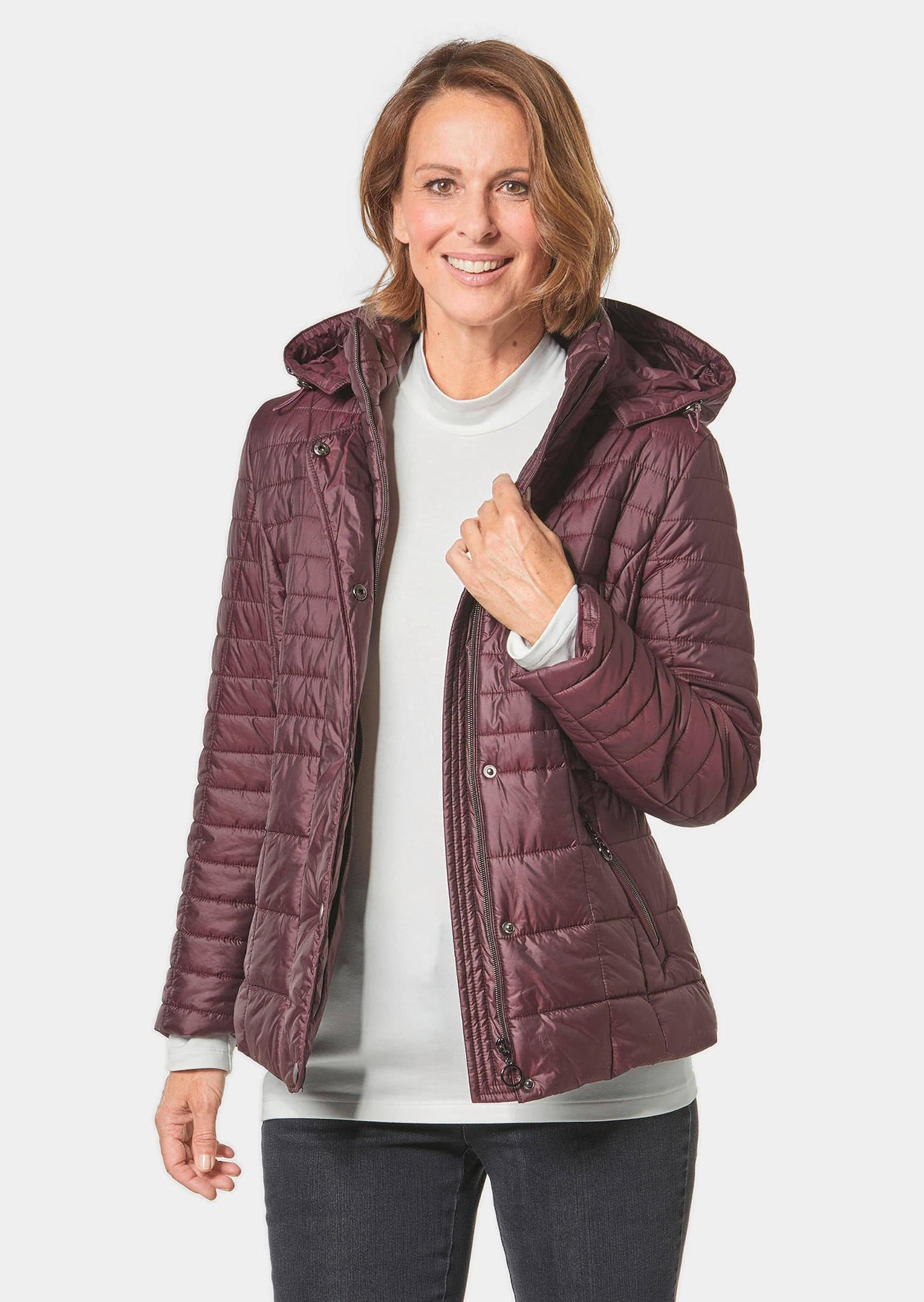GOLDNER Steppjacke »Steppjacke Steppjacke in zart glänzender Qualität«