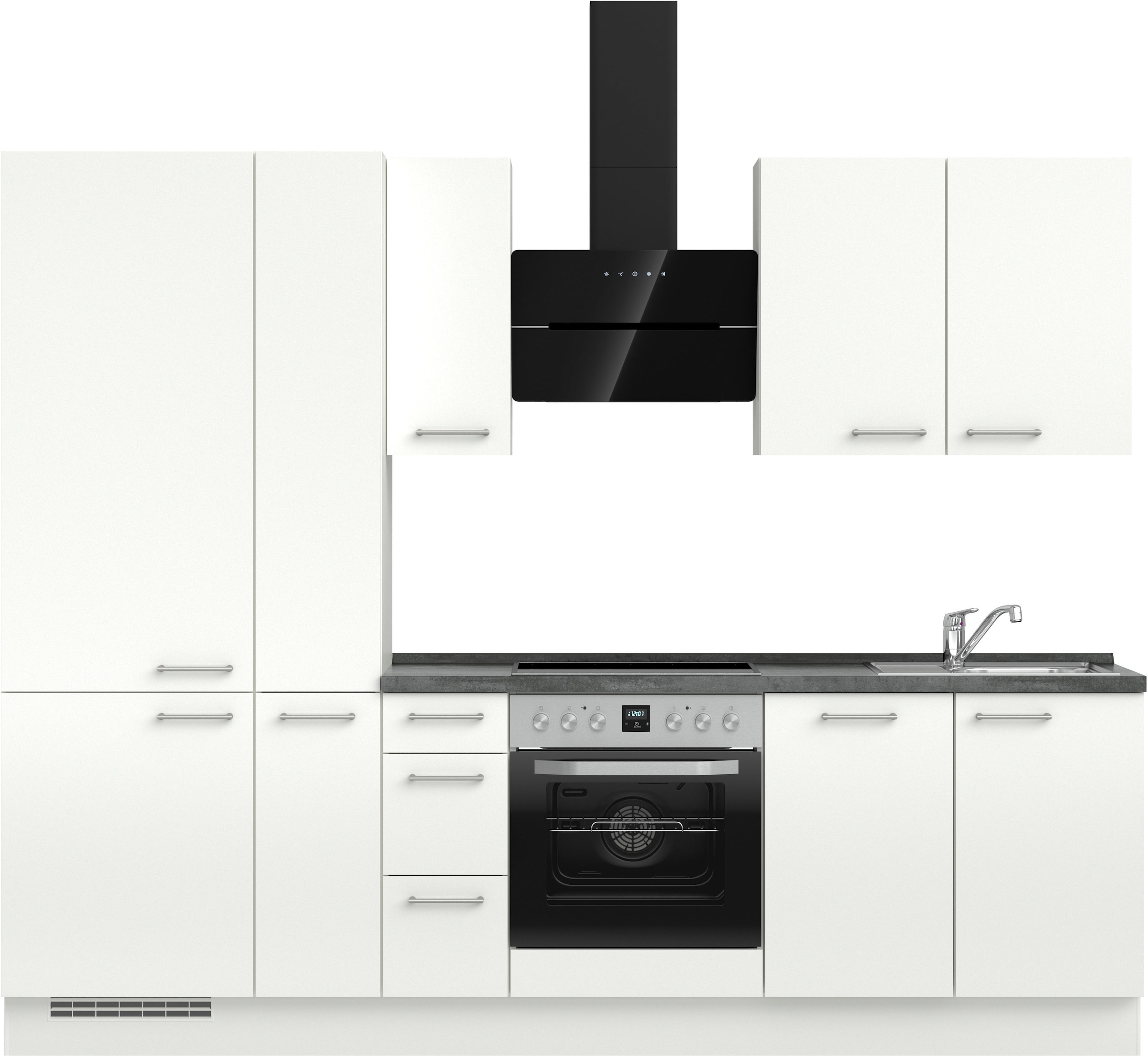 nobilia Küchenzeile ""Laser II", Ausrichtung wählbar, Breite 270 cm" vormon günstig online kaufen