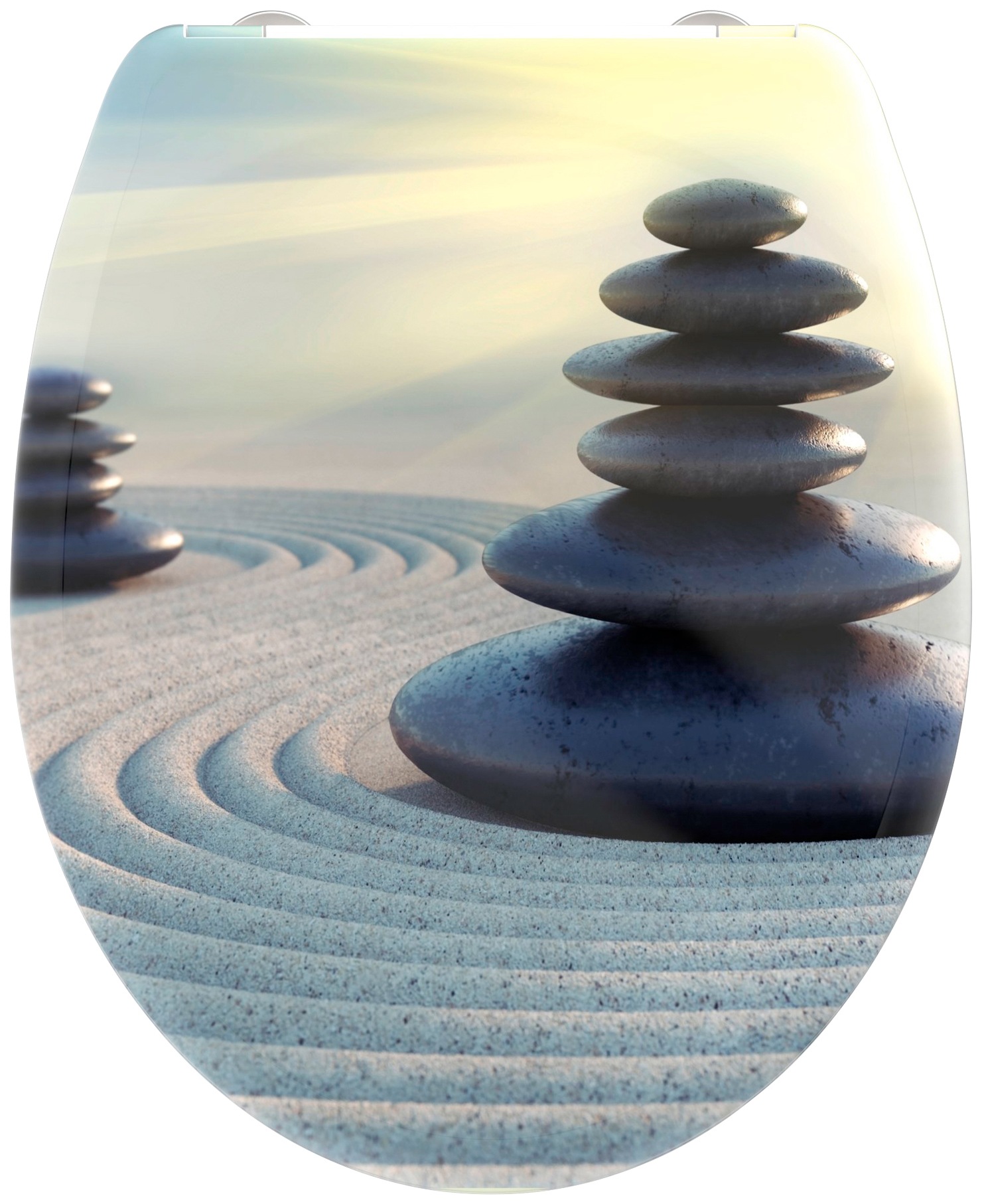 Welltime Wc Sitz Zen Stones Mit Absenkautomatik Abnehmbar Kaufen Baur