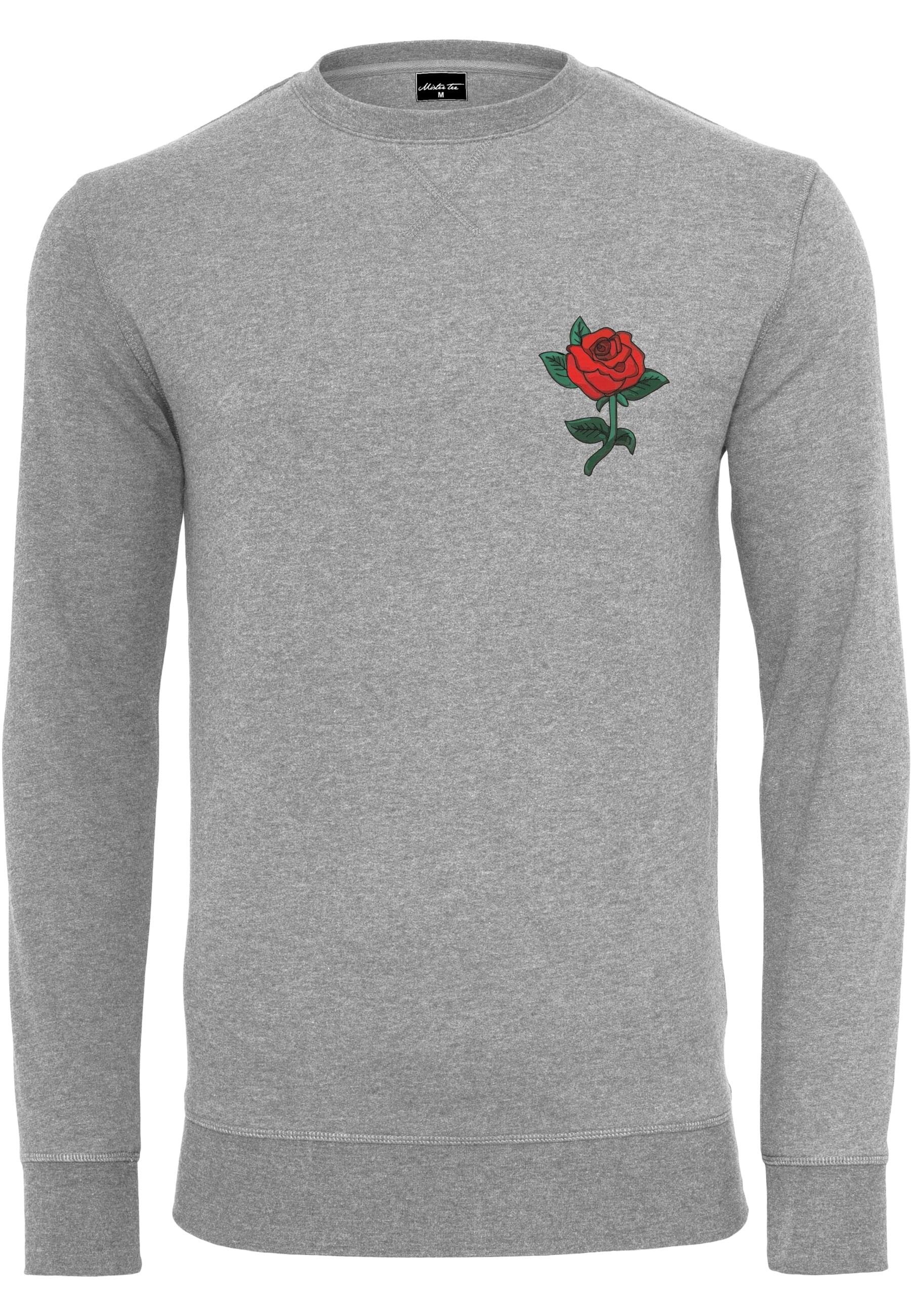 MisterTee Rundhalspullover "MisterTee Herren Rose Crewneck" 1 Stk. tlg. günstig online kaufen