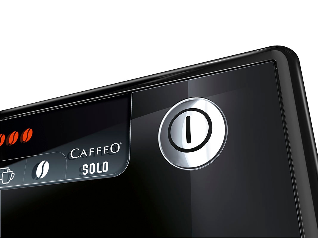 Melitta Kaffeevollautomat »Solo® E950-201, schwarz«, Perfekt für Café crème & Espresso, nur 20cm breit