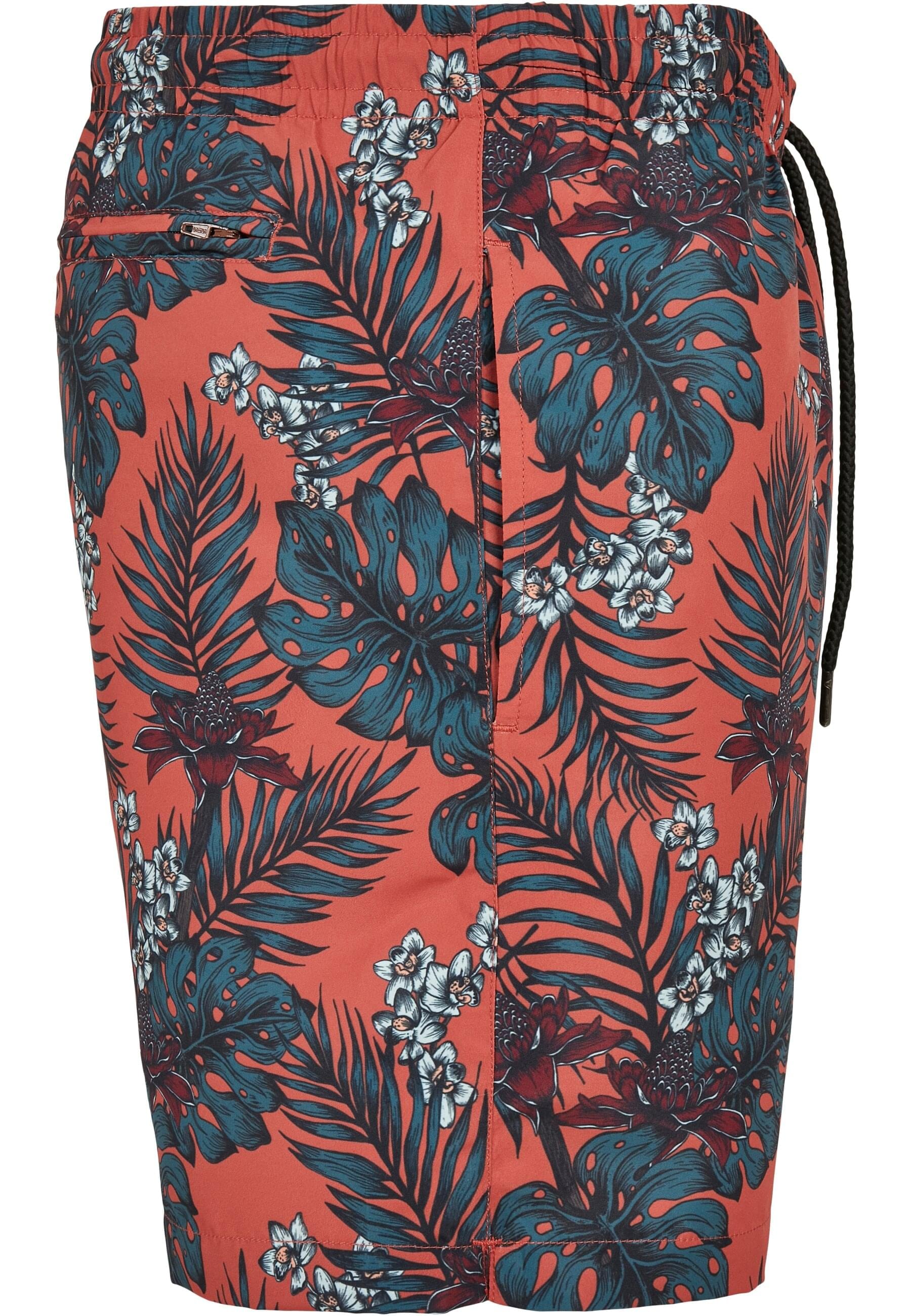 URBAN CLASSICS Badeshorts »Urban Classics Herren Pattern Swim Shorts«