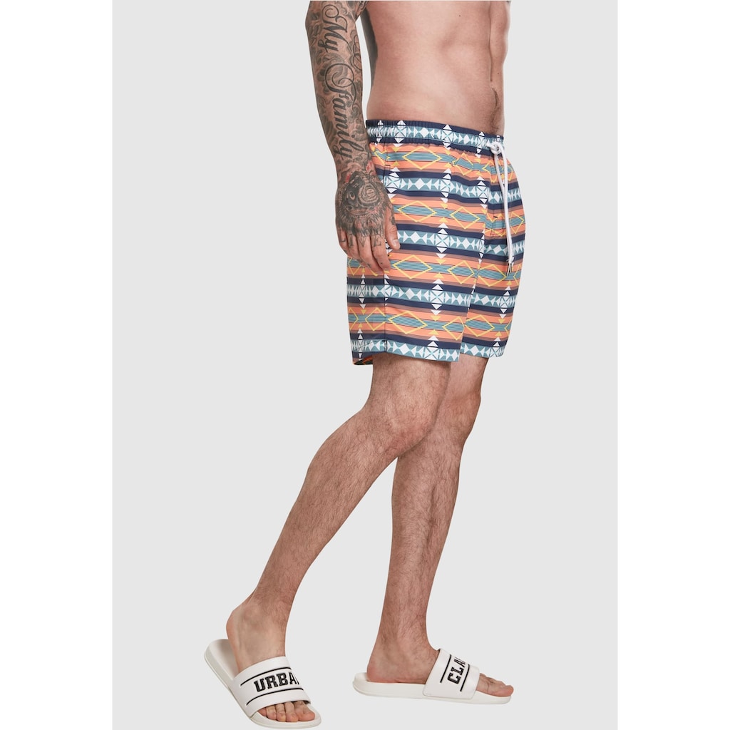 URBAN CLASSICS Badeshorts »Urban Classics Herren Inka Swim Shorts«