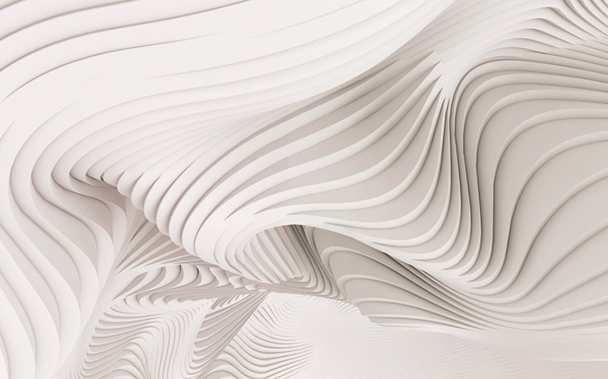 Papermoon Fototapete »Abstrakt 3D Effekt«