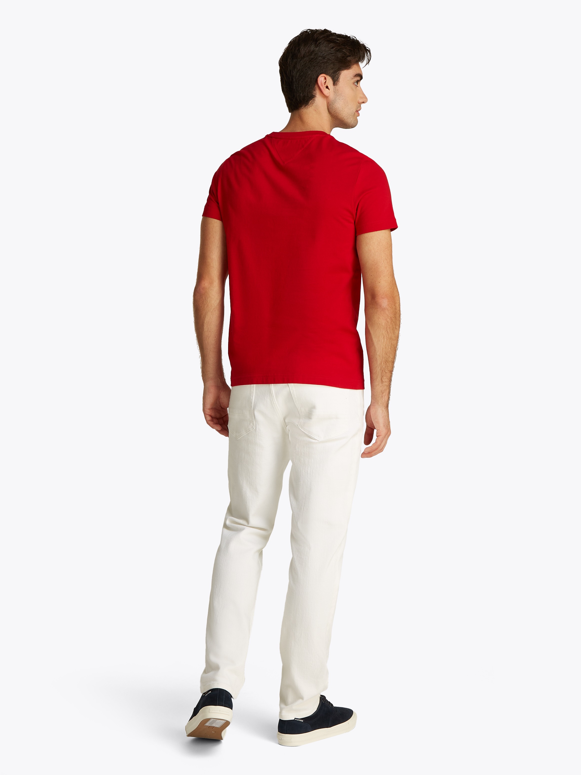 Tommy Hilfiger T-Shirt »TOMMY LOGO TEE«, aus reiner, nachhaltiger Baumwolle