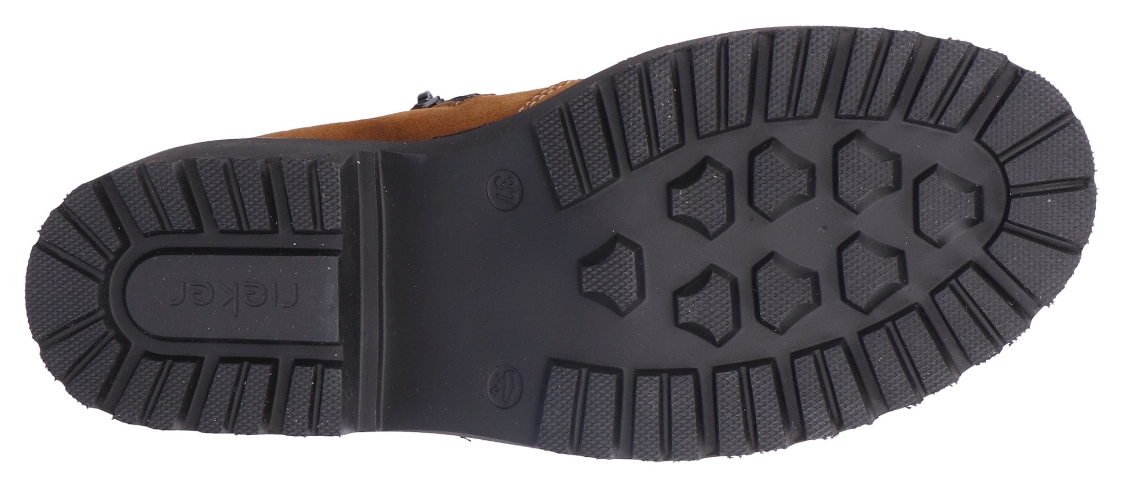 Rieker Winterstiefelette, Winterboots, Profilsohle, slouchy Schaft, mit Innenreißverschluss