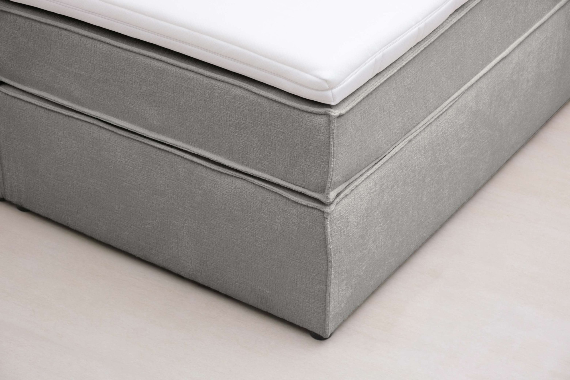 Home affaire Boxspringbett »Bellissimo, Doppelbett, Polsterbett, Federkernbett, Komforbett« inkl. 9cm Topper, 5-Zonen-Taschen-Federkernmatratze, Härtegrad 3