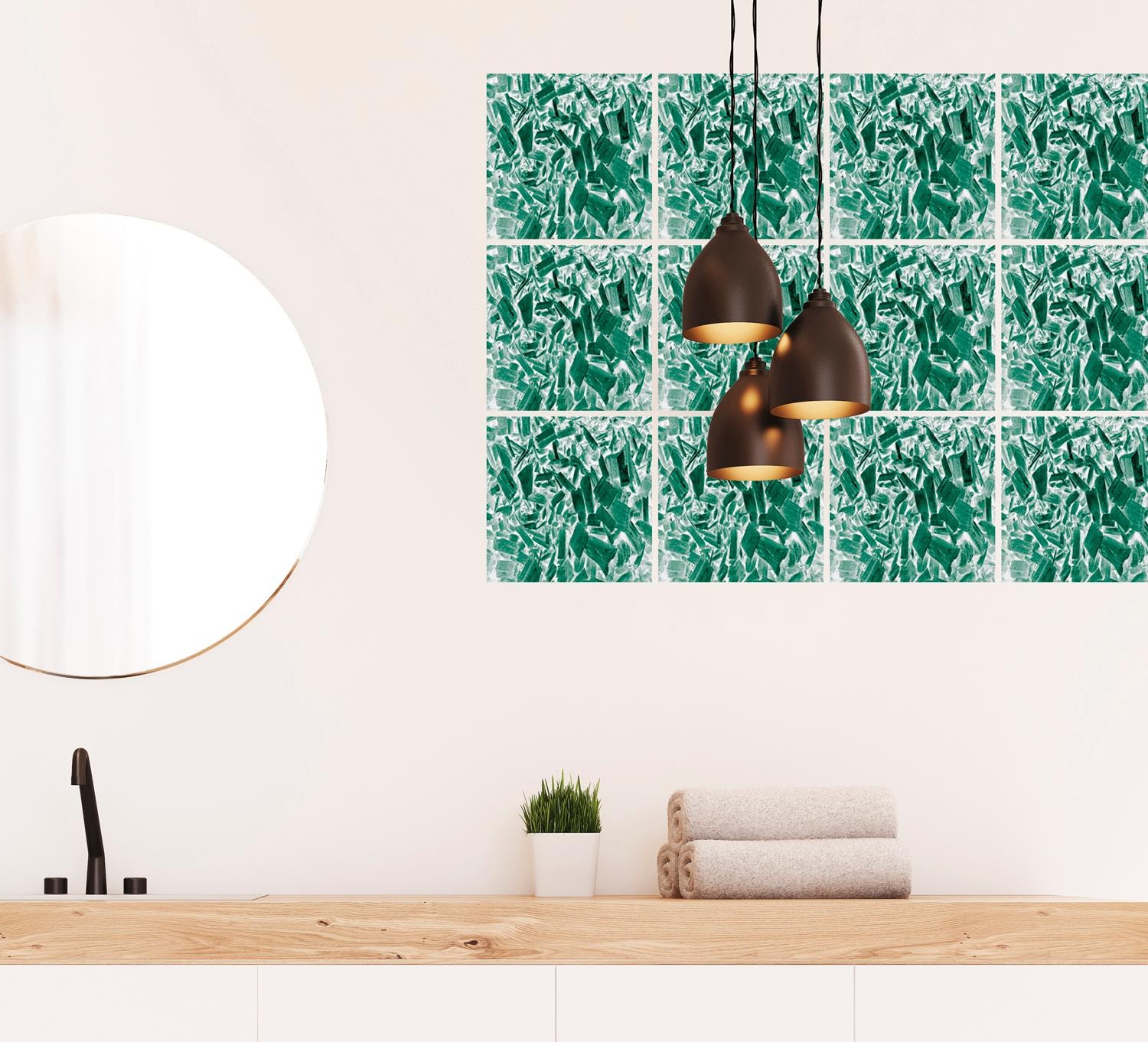 queence Fliesenaufkleber "Mosaik Muster", Stickerfliesen, selbstklebend, St günstig online kaufen