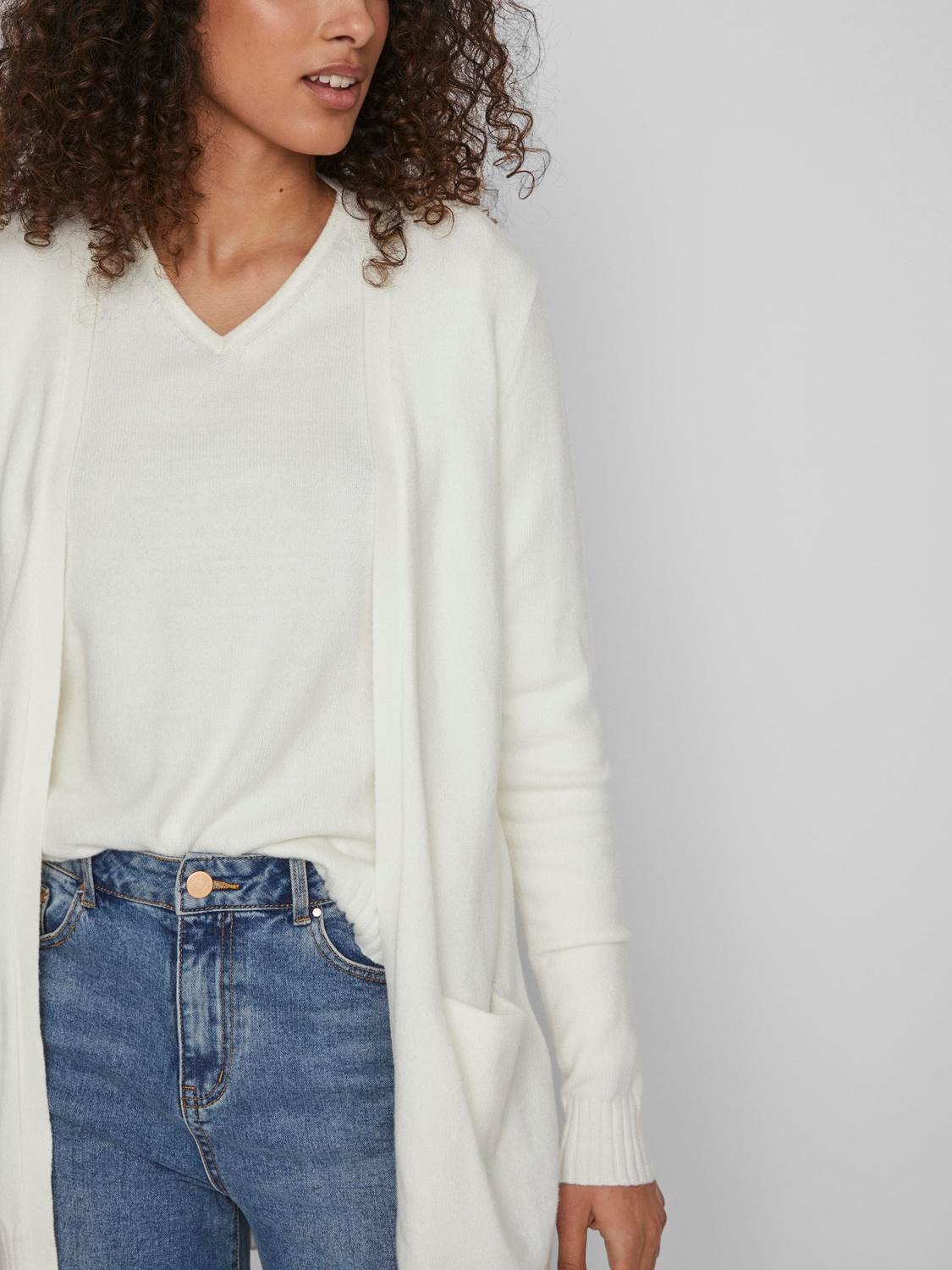 Vila Strickjacke "VIRIL OPEN L/S KNIT CARDIGAN - NOOS" Viskosemischung, reg günstig online kaufen