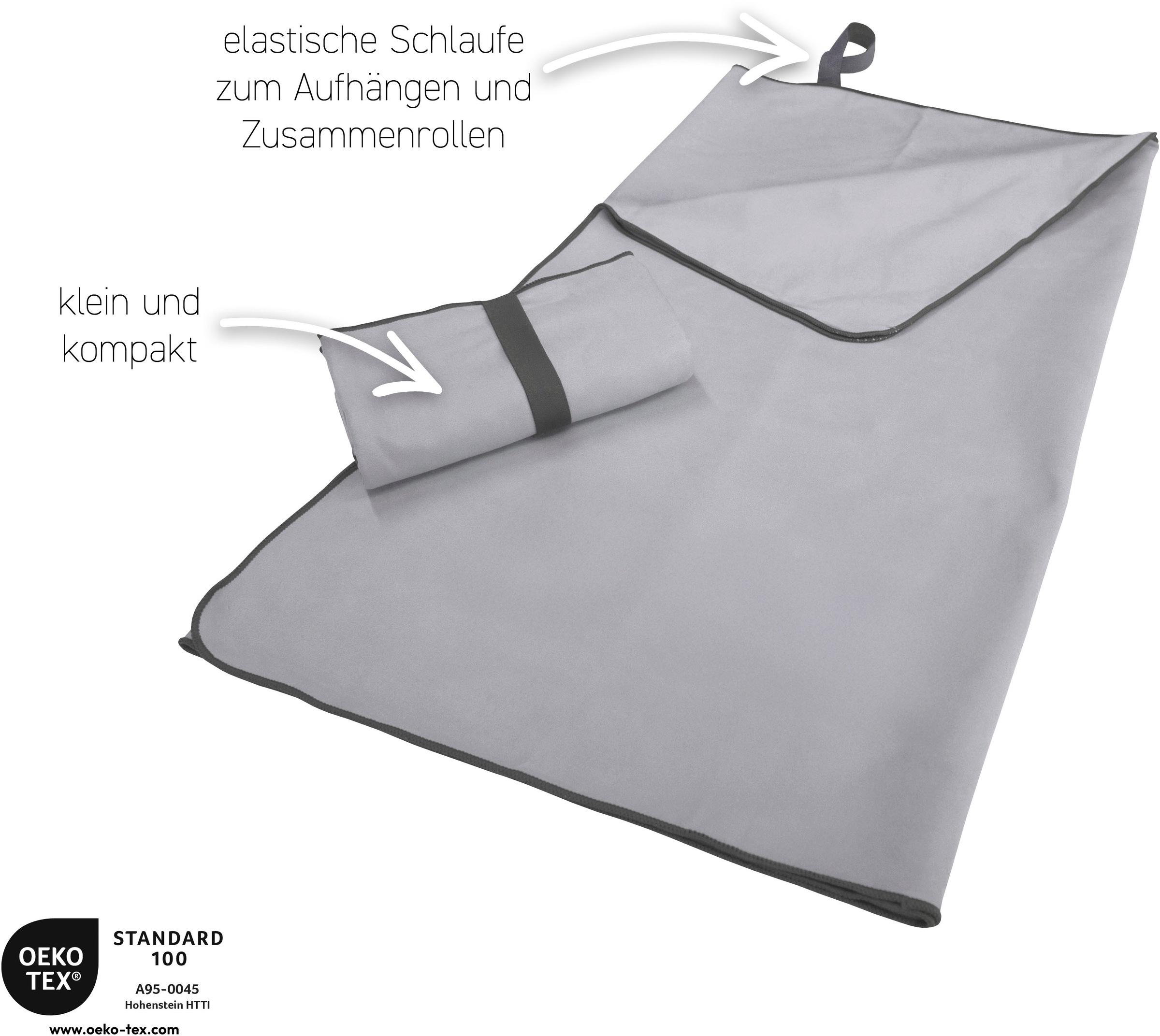 my home Sporthandtuch "Elja Reisehandtuch, Strandhandtuch," auch als 2er Se günstig online kaufen