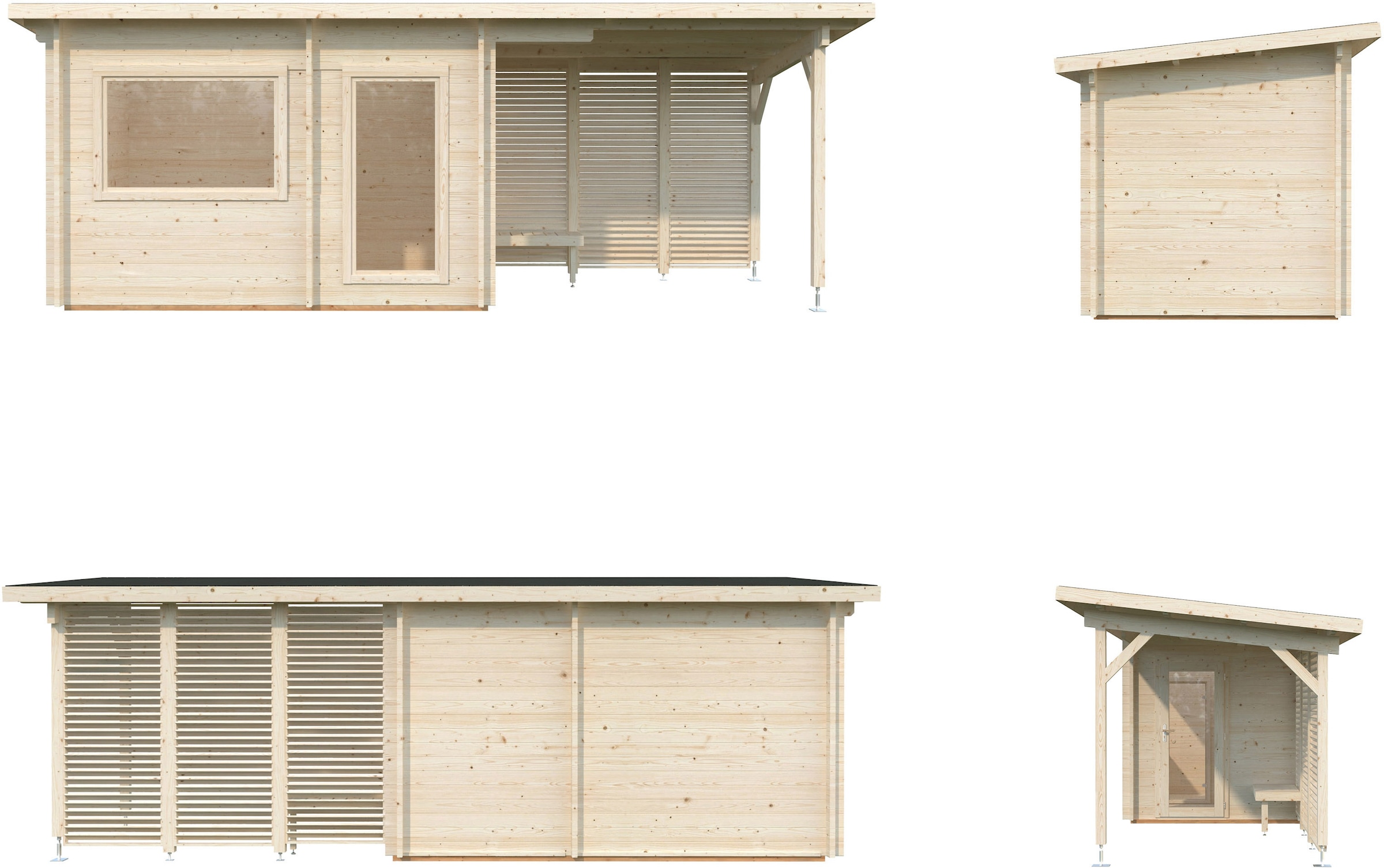 Palmako Sauna »Sanna 6,8+5,9 m²«