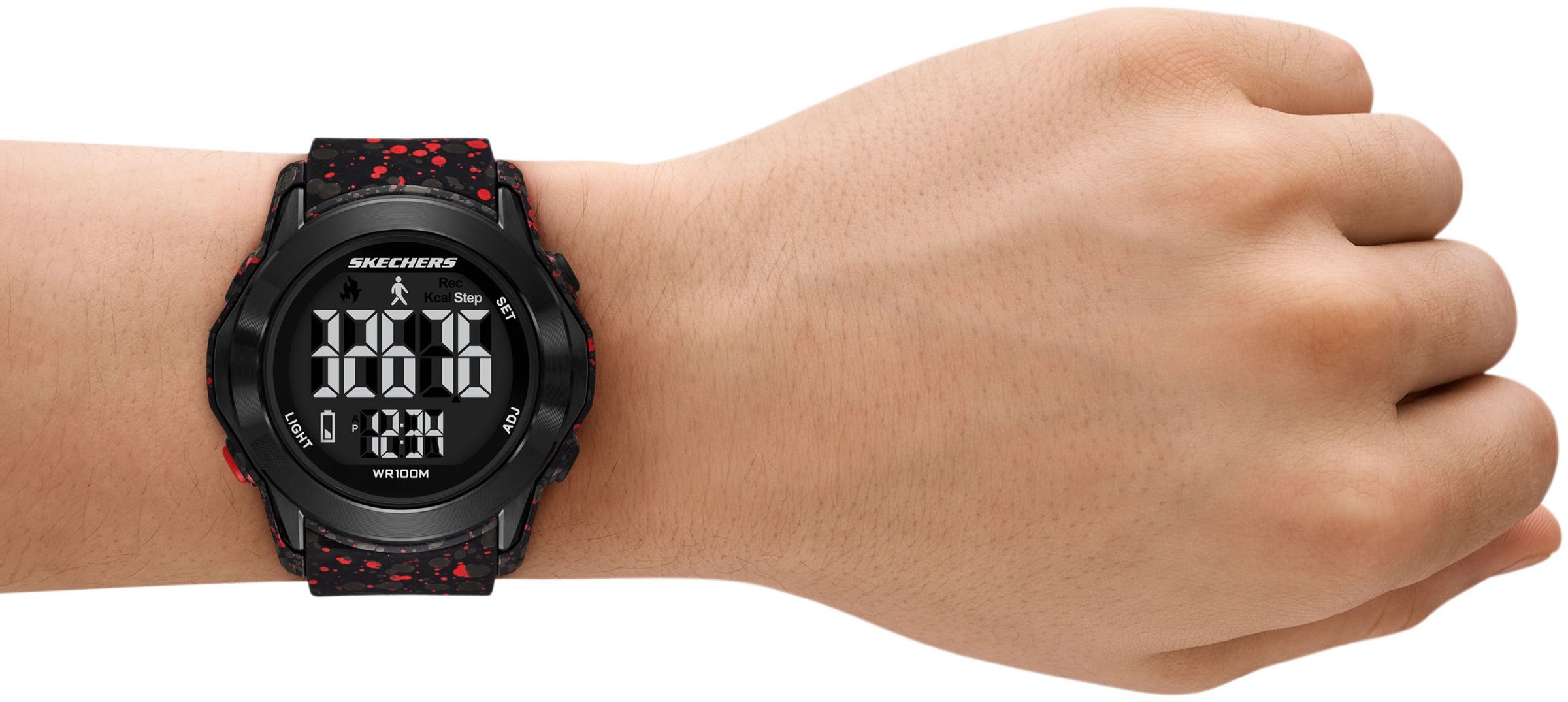 Skechers Chronograph »GALLOWAY«, Quarzuhr, Armbanduhr, Herrenuhr, digital, Beleuchtung