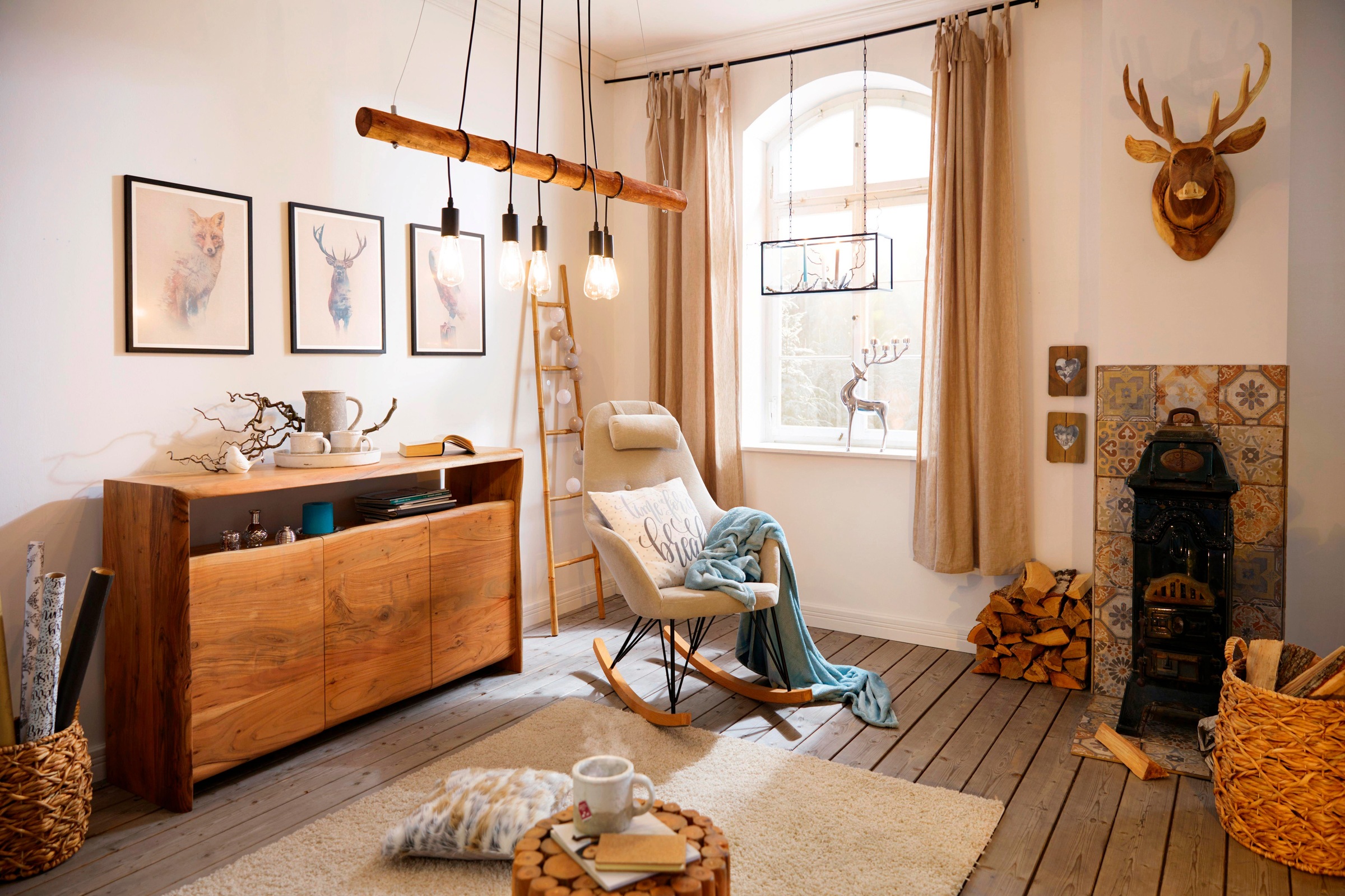 Komar Bild »Animals Forest Fox« Tiere 1 Stk. tlg. Wandbild zur Dekoration - ohne Rahmen