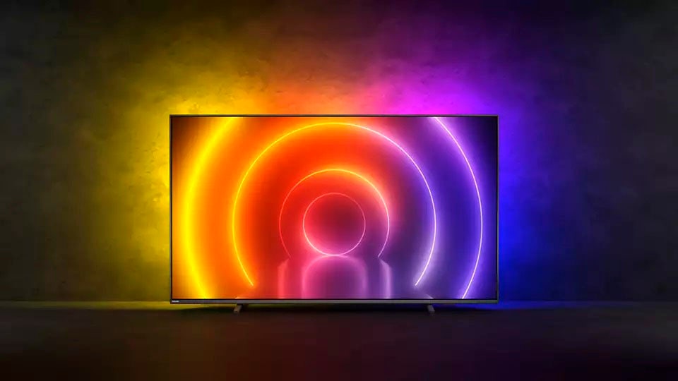 Philips LED-Fernseher »65PUS8106/12«, 4K Ultra HD, Android TV-Smart-TV, 3-seitiges Ambilight