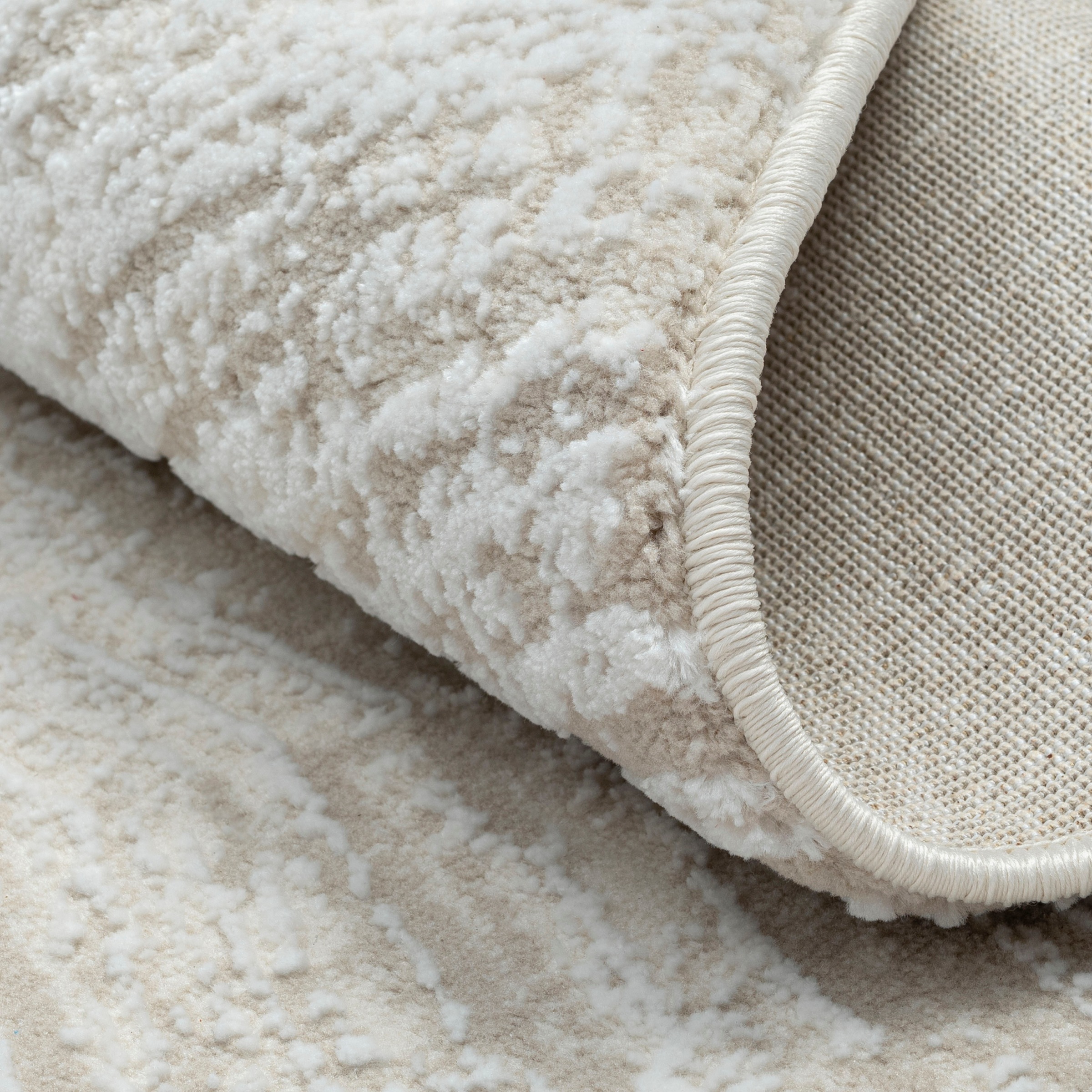 Myflair Möbel & Accessoires Teppich »My Heaven«, rund, 10 mm Höhe, Kurzflor, Scandi-Look, besonders weich durch Microfaser