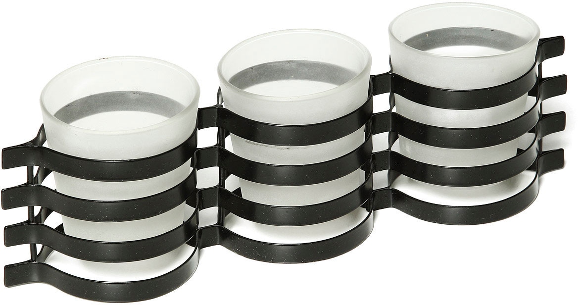 Ambiente Haus Windlicht "Fuligo 3er Windlicht 30cm", (1 St.) günstig online kaufen