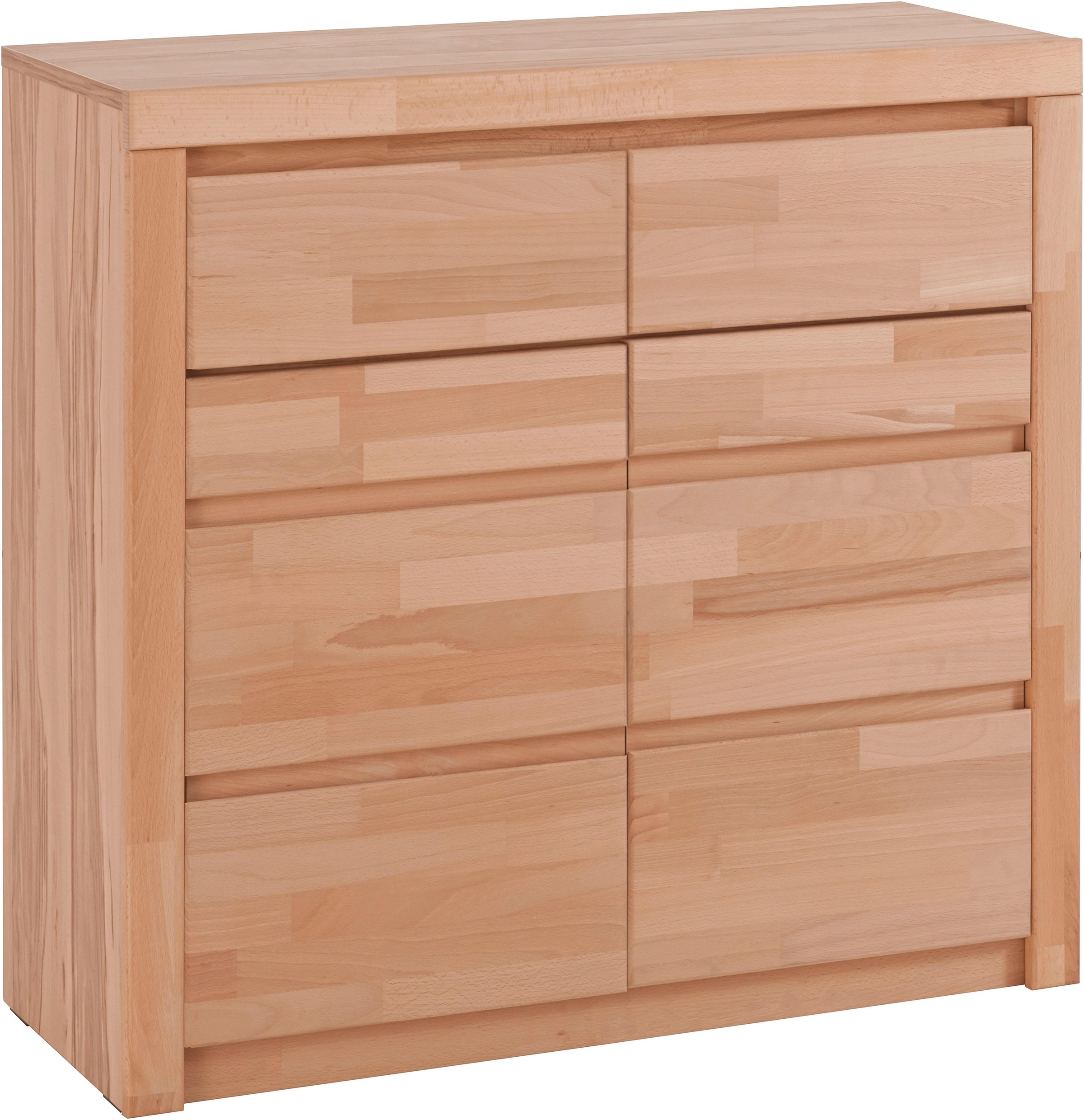 OTTO home Kommode "Silkeborg Fronten & Leisten aus Massivholz, Kospus aus M günstig online kaufen