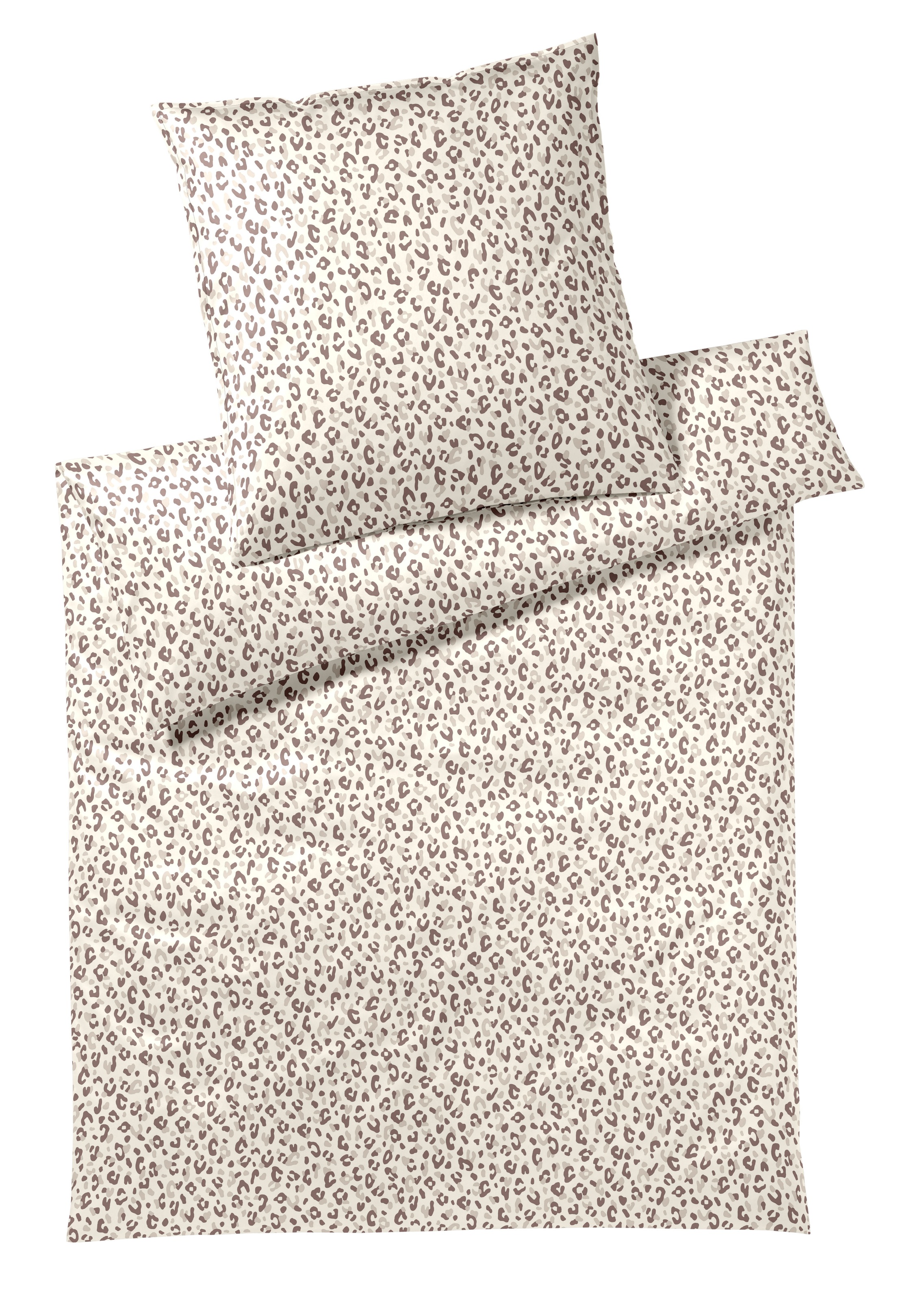 Elegante Bettwäsche "Leolook" 2 Stk. tlg. angenehmes Hautgefühl günstig online kaufen